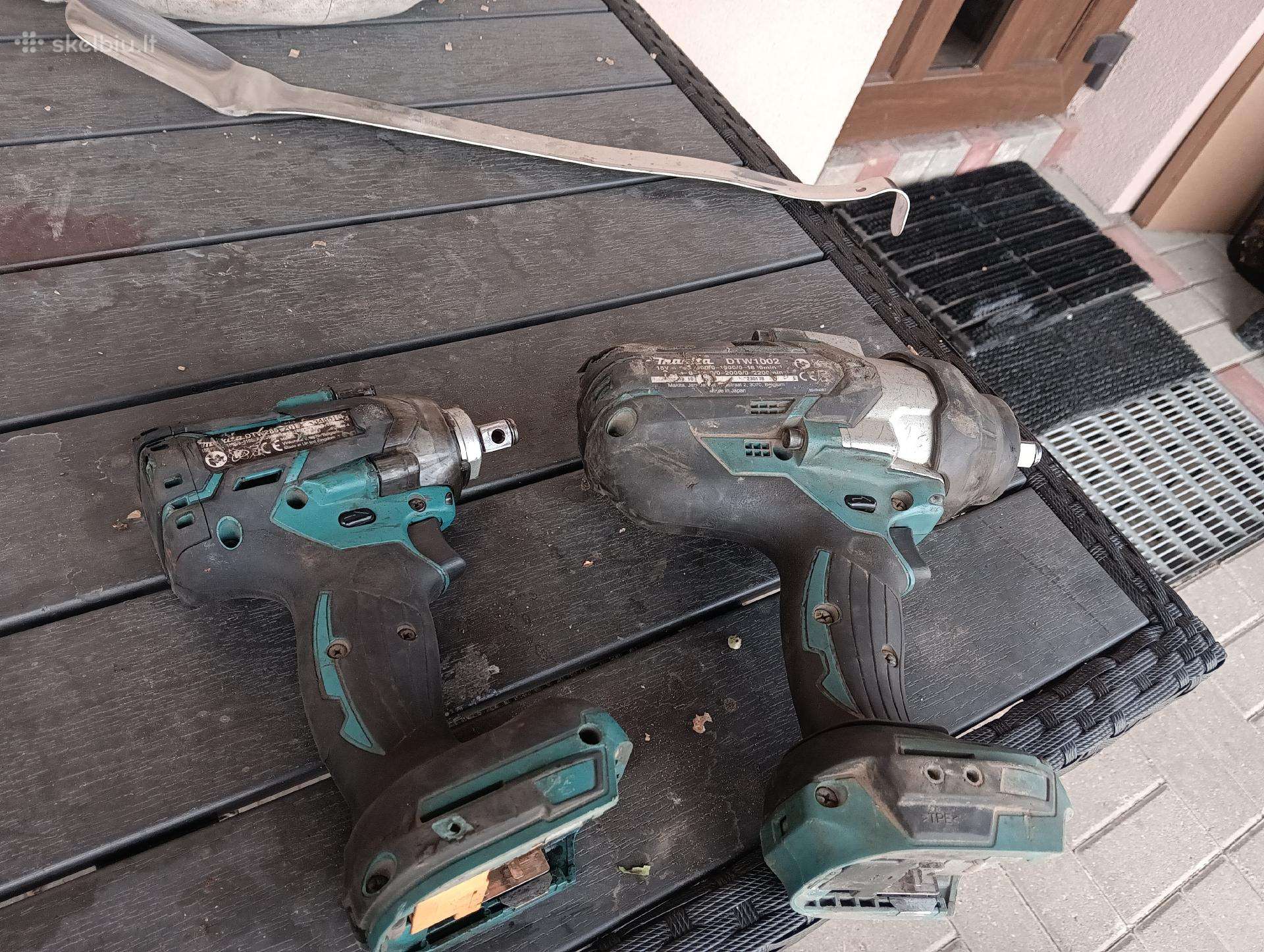 Makita dtw 285z ir dtw 1002 18w. verzliasukiai