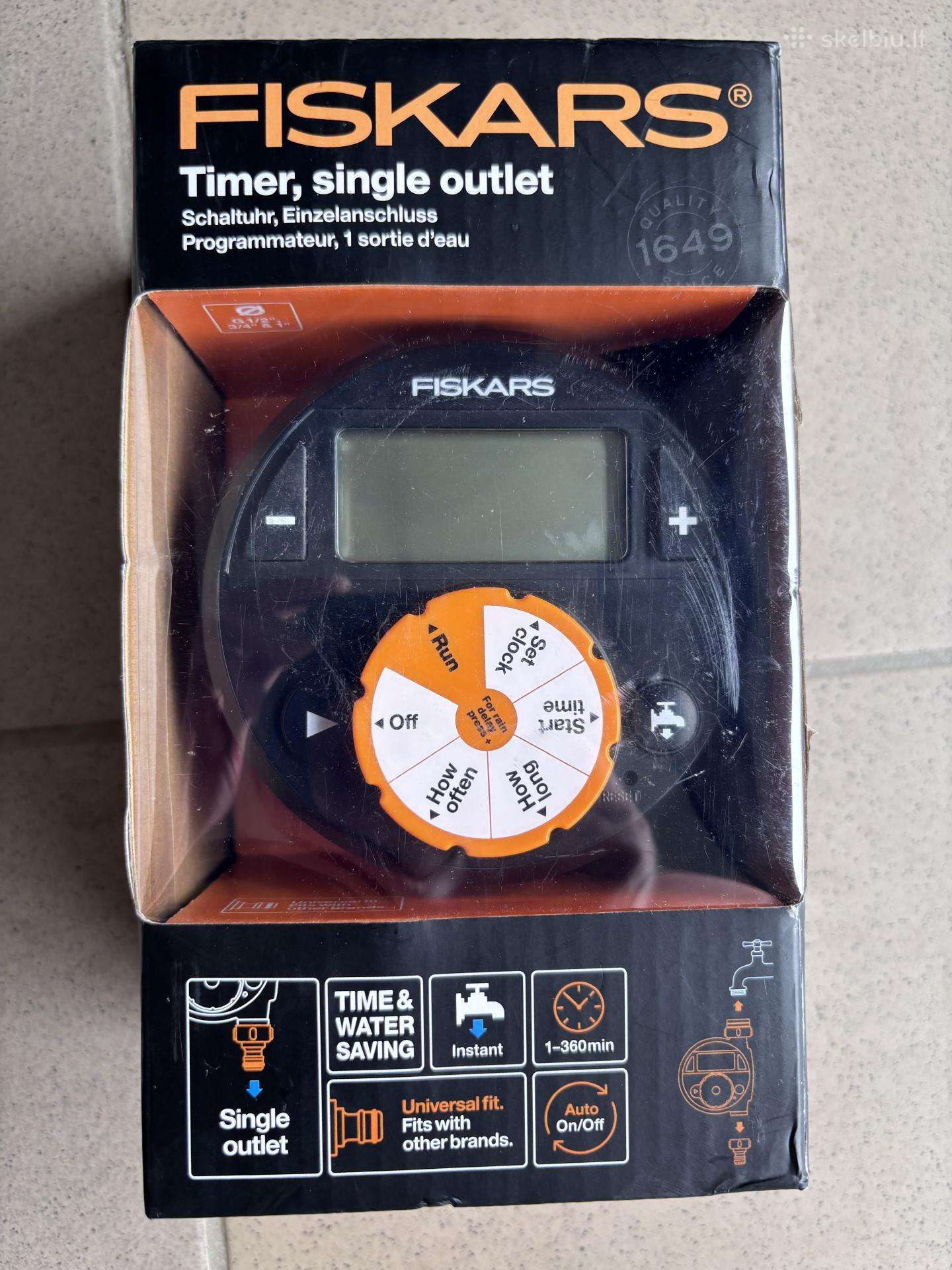 Fiskars laistymo laikmatis