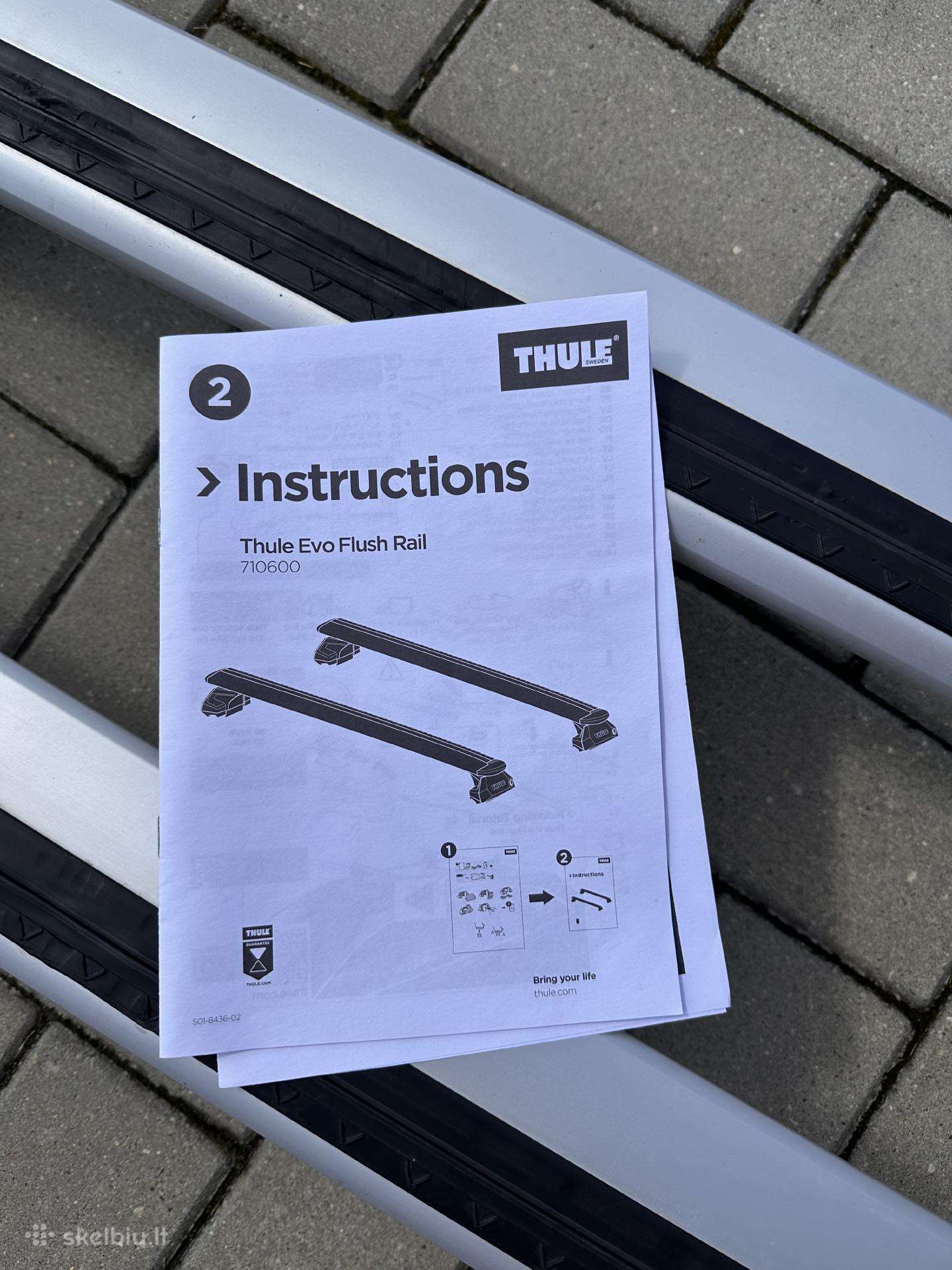 Thule Wingbar EVO 118 + Flush Rail + raktai