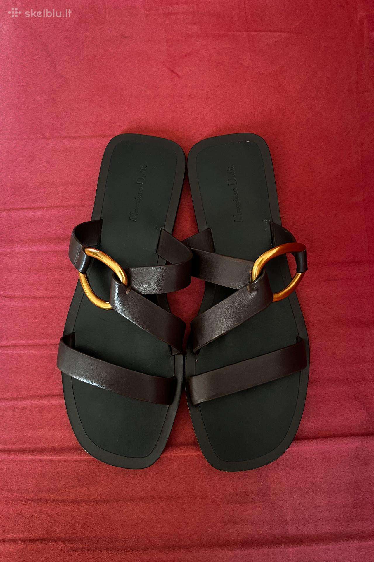Massimo Dutti odiniai sandalai