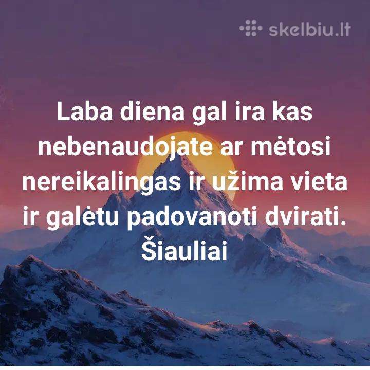 Dovanoja dvirati