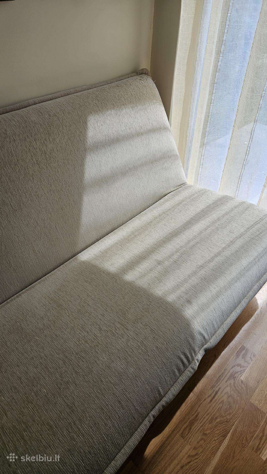 Dovanų sofa-lova su pat.dėže ir papildomu čiužiniu