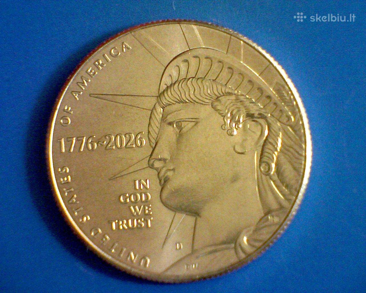 JAV 2026m. Jubiliejinis pusdoleris (P)