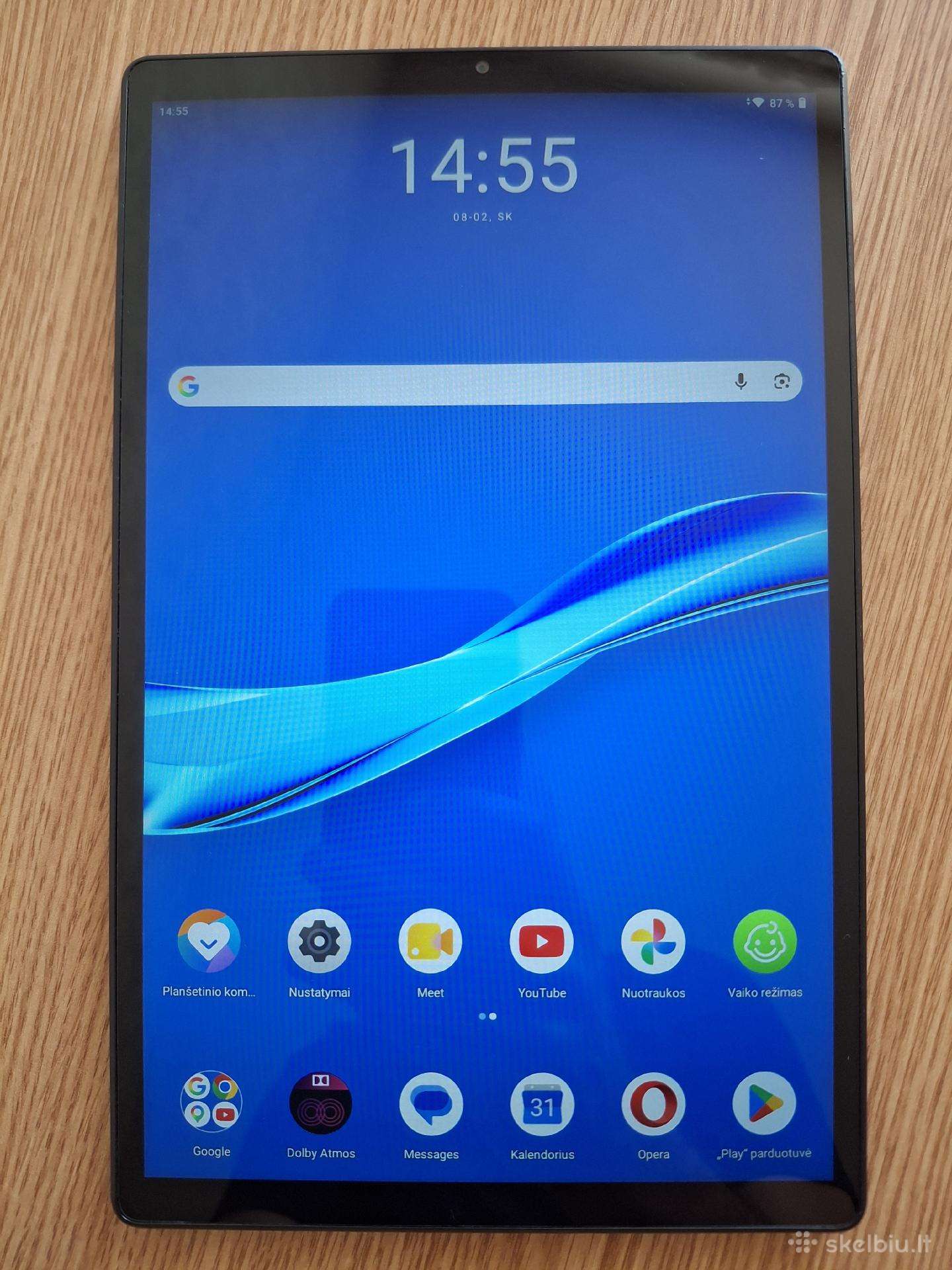 Lenovo Tab M10 Fhd Plus + dėklas ir laidas