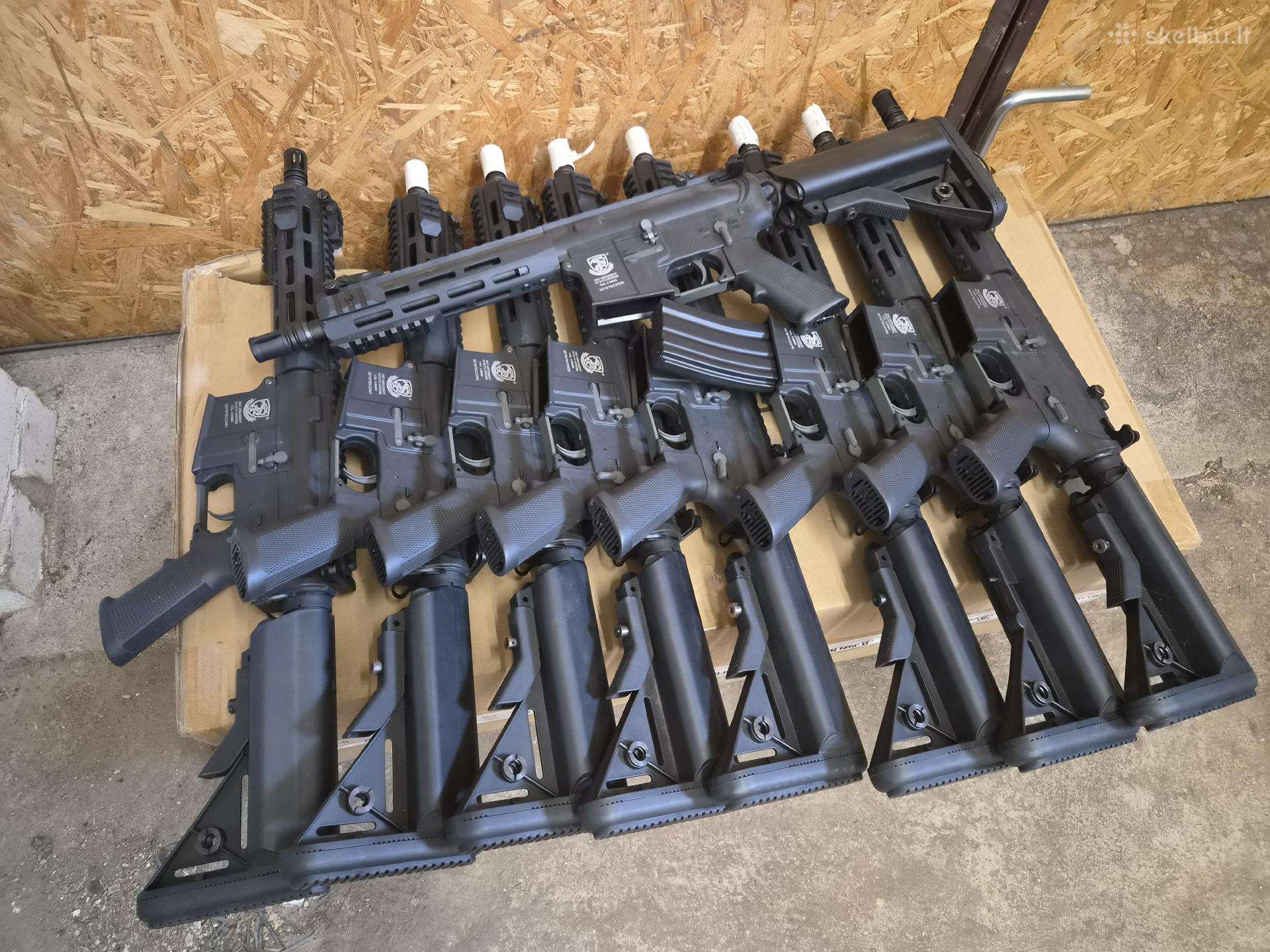 Dėvėti airsoft šautuvai