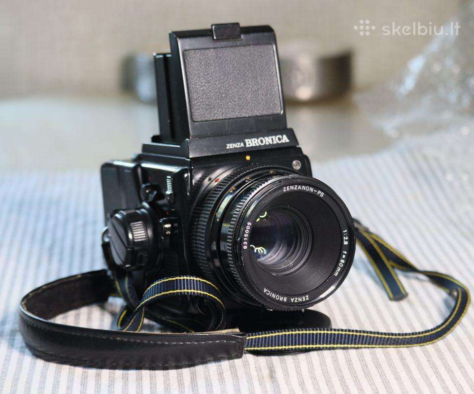 Bronica Sq-ai su objektyvais, vidutinis formatas