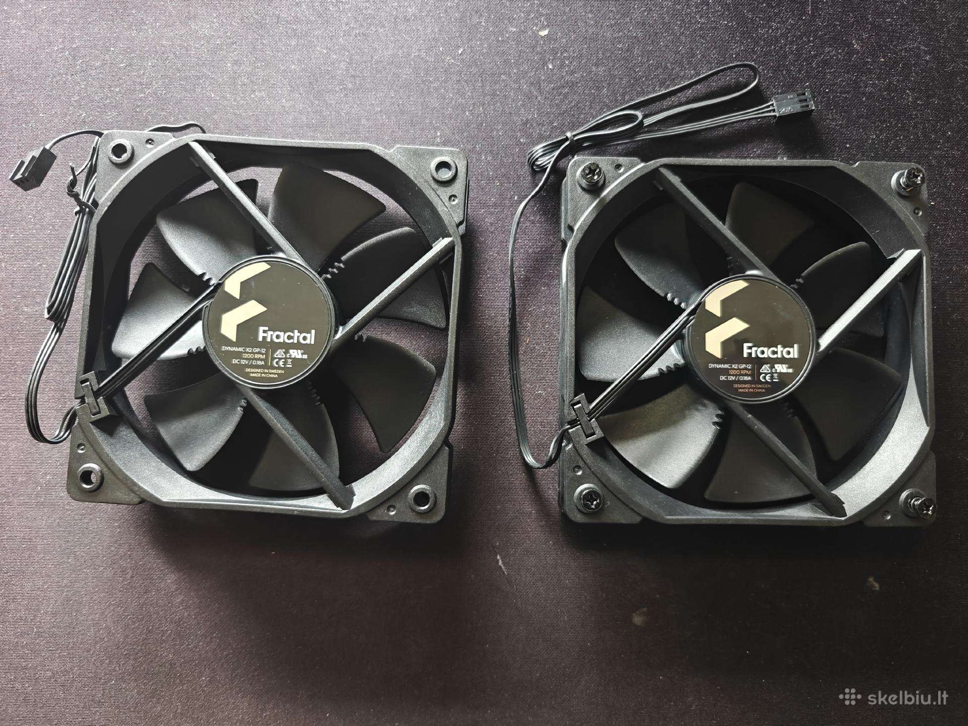 Fractal Design Dynamic X2 Gp-12 ventiliatoriai 2x