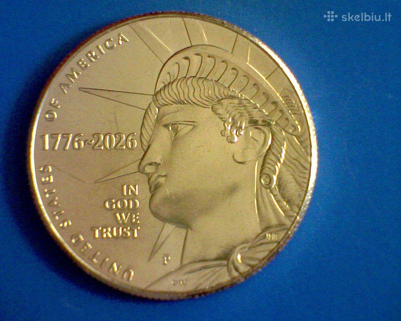 JAV 2026m. Jubiliejinis 250 metų pusdoleris (D)