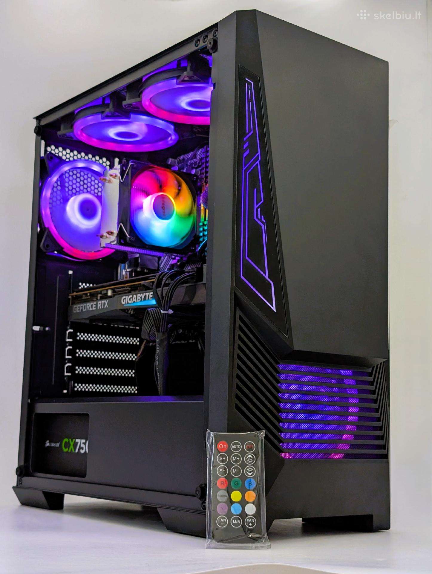 Žaidimų Pc R5-4600g 16gb 500gb Rtx 3070 8gb