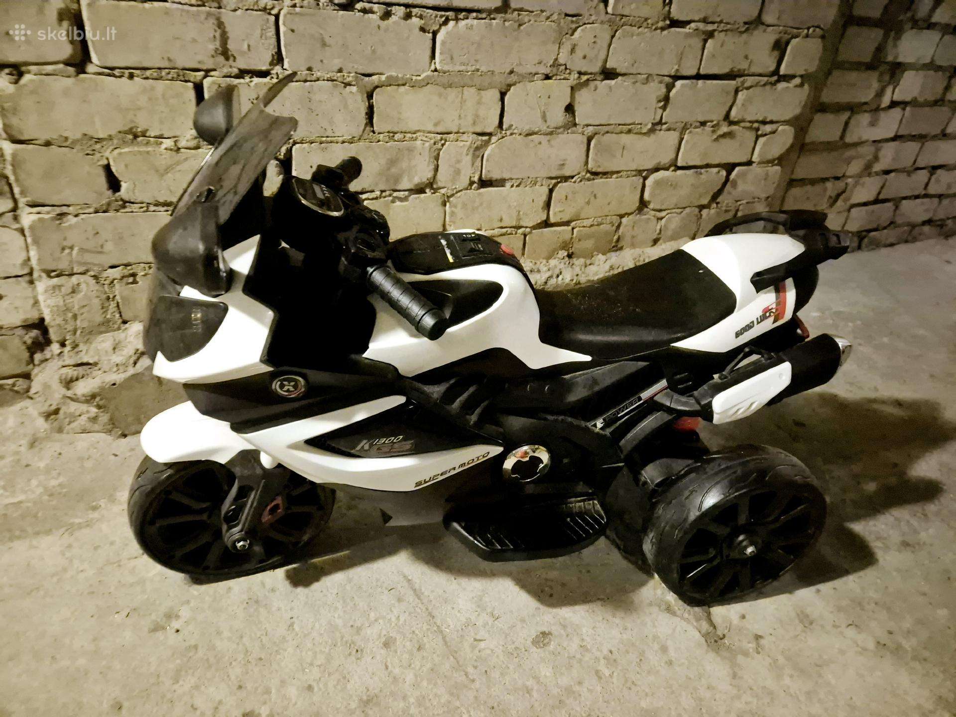 Didelis vaikiškas motociklas