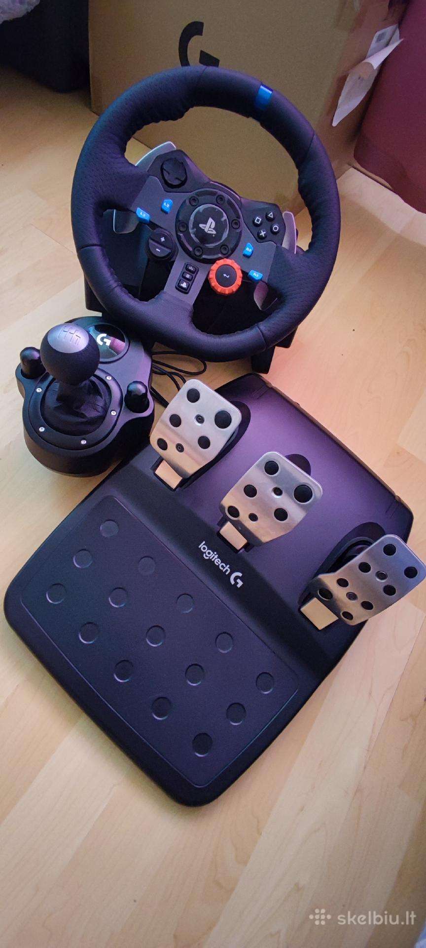 Logitech G29 Se Vairas (Pėdalai bei svirtis)