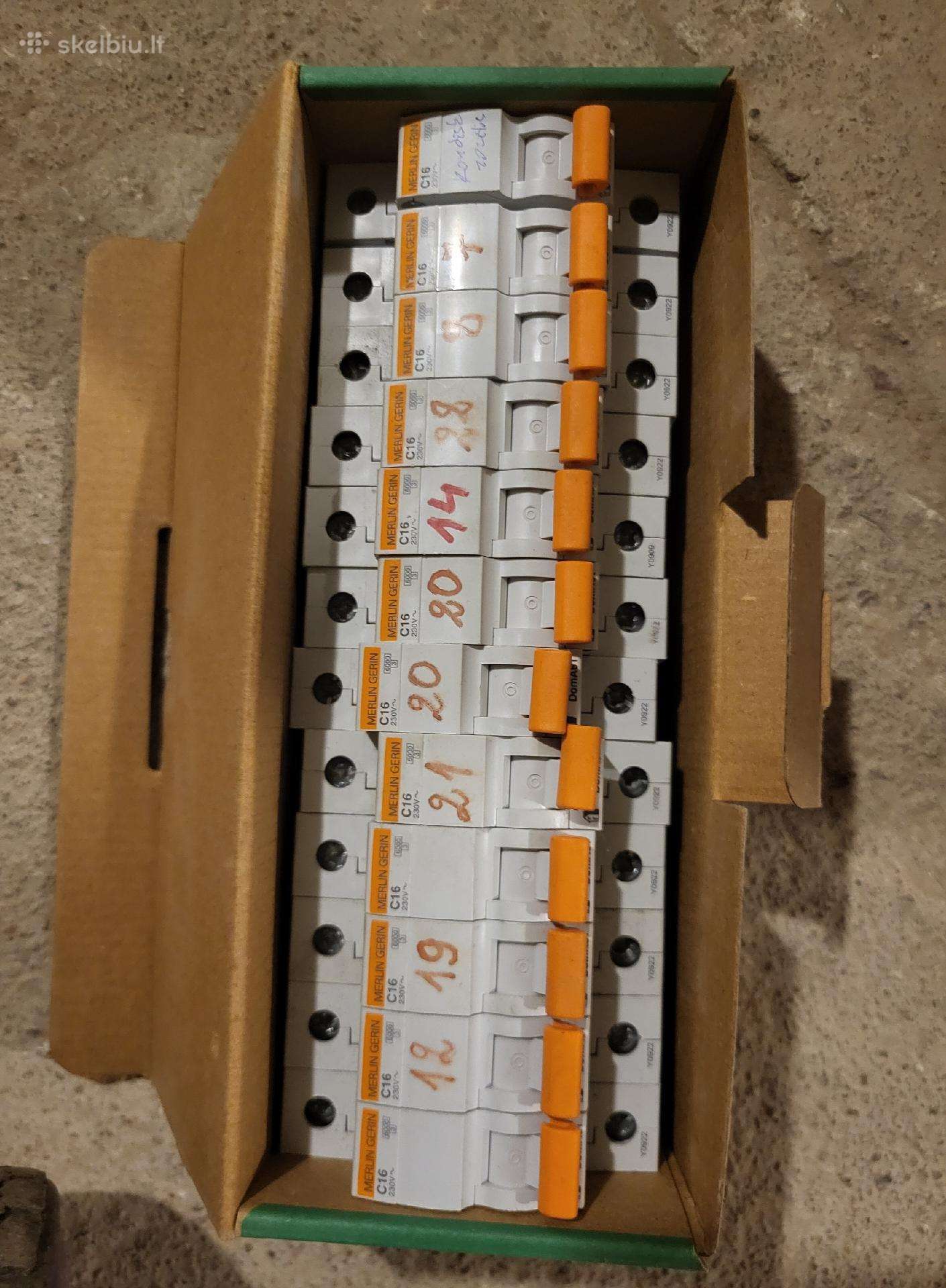 Elektros automatėliai C 16