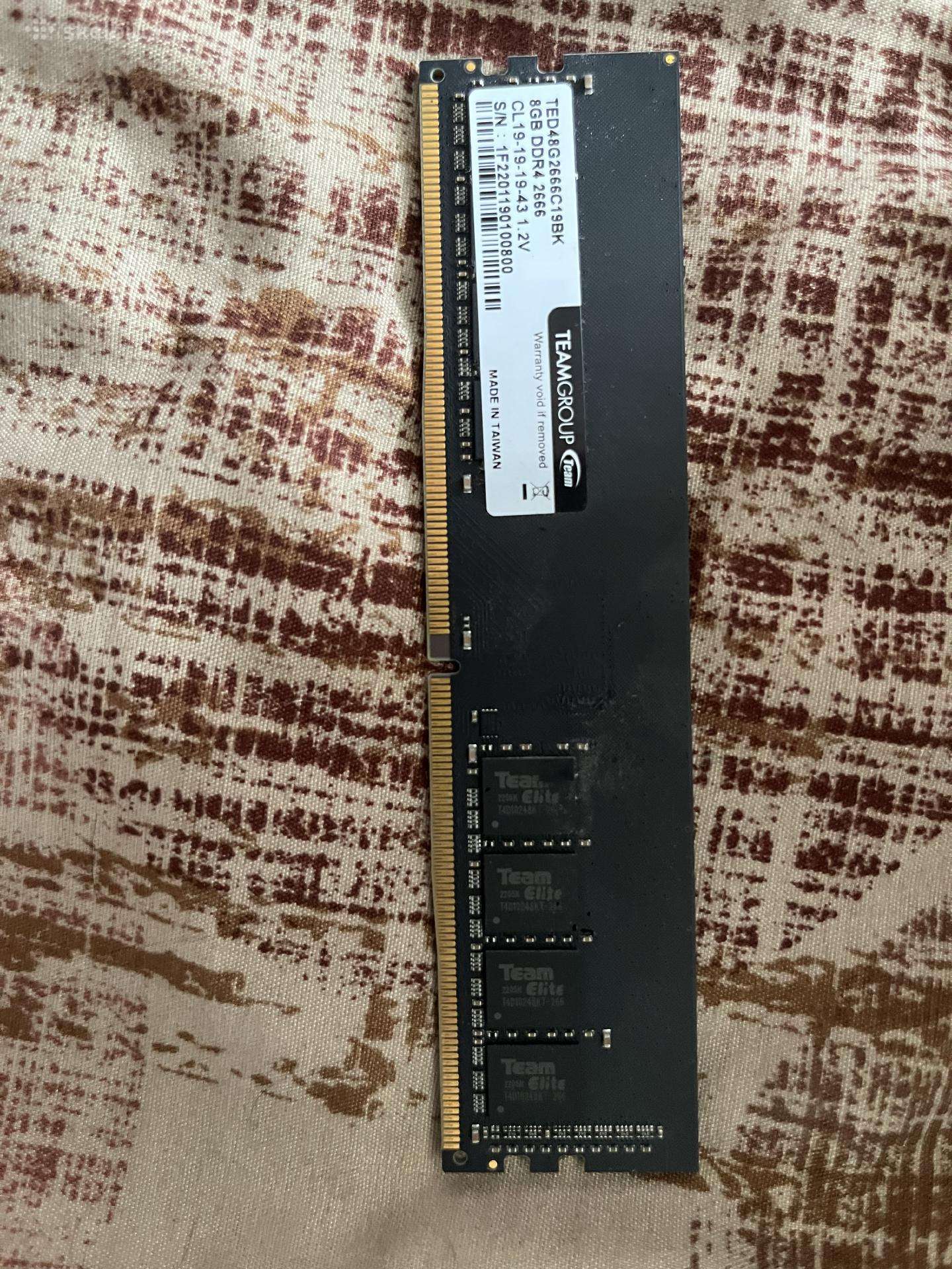 Teamgroup 16gb RAM 2vnt po 8gb