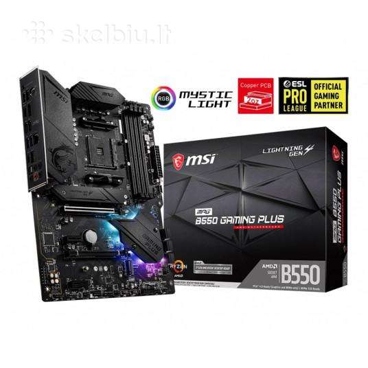 Ryzen 9 5900x, Msi Mpg B550 Gaming Plus, Ddr4