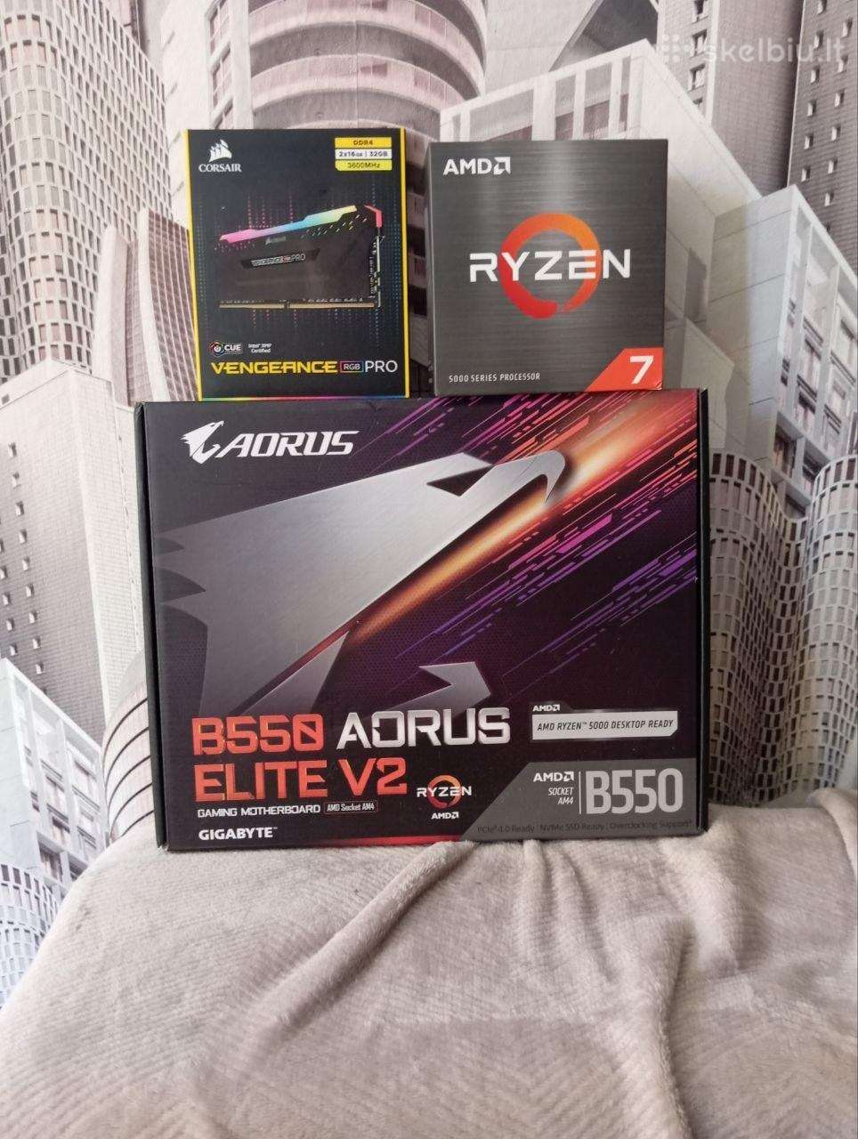 Ryzen 7 5800x, 2x16 veangence rgb, B550