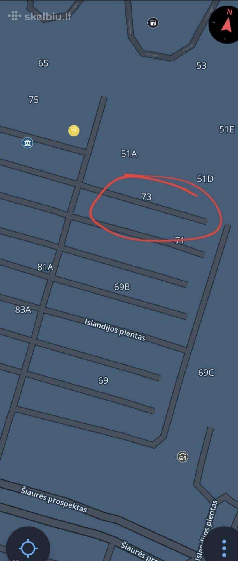 Garažas Islandijos pl.73