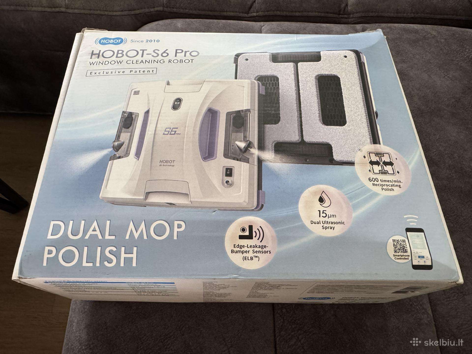 Langu valymo robotas Hobot S6 Pro