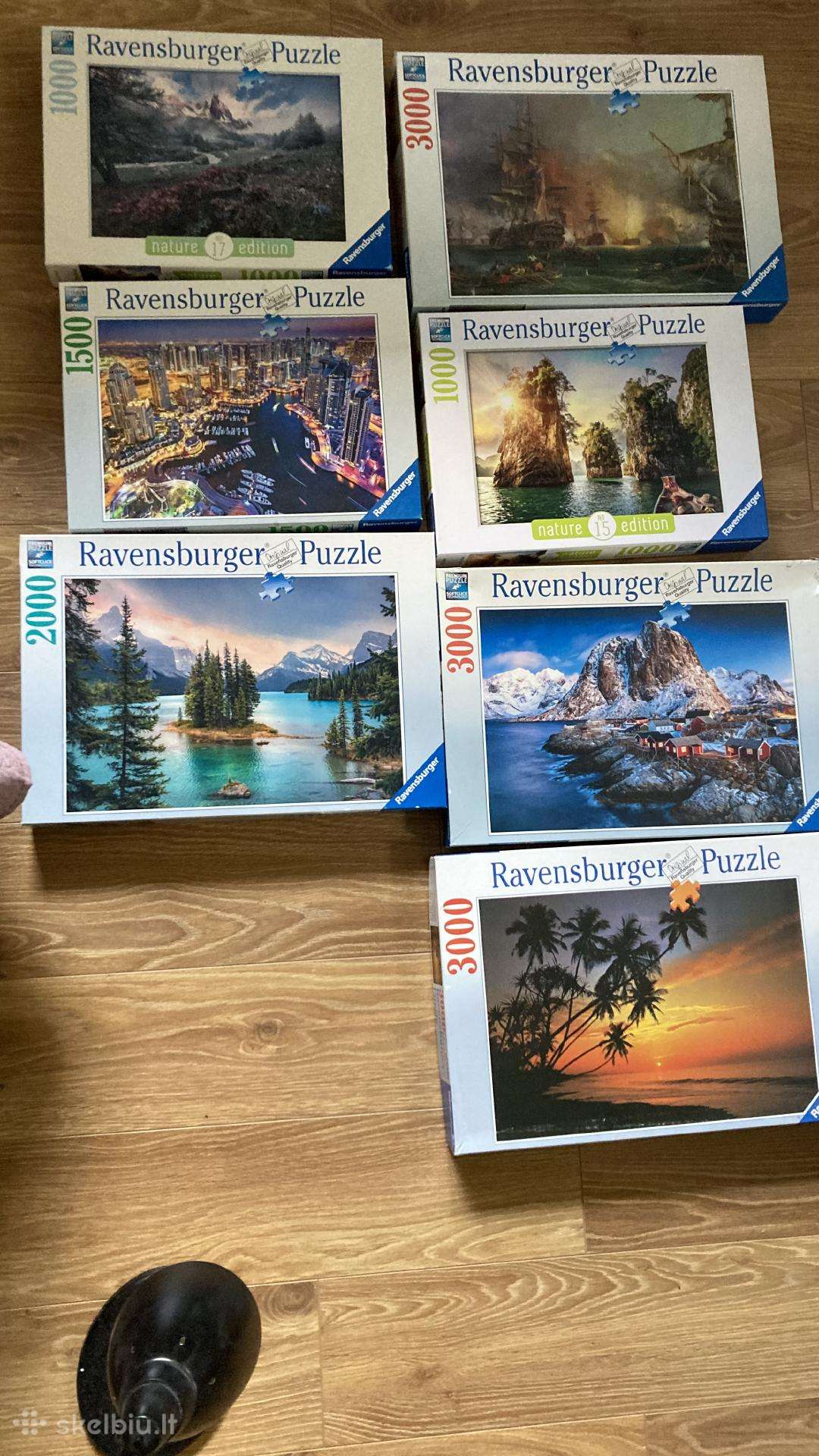 Ravensburger dėlionių komplektas – 7 vnt.
