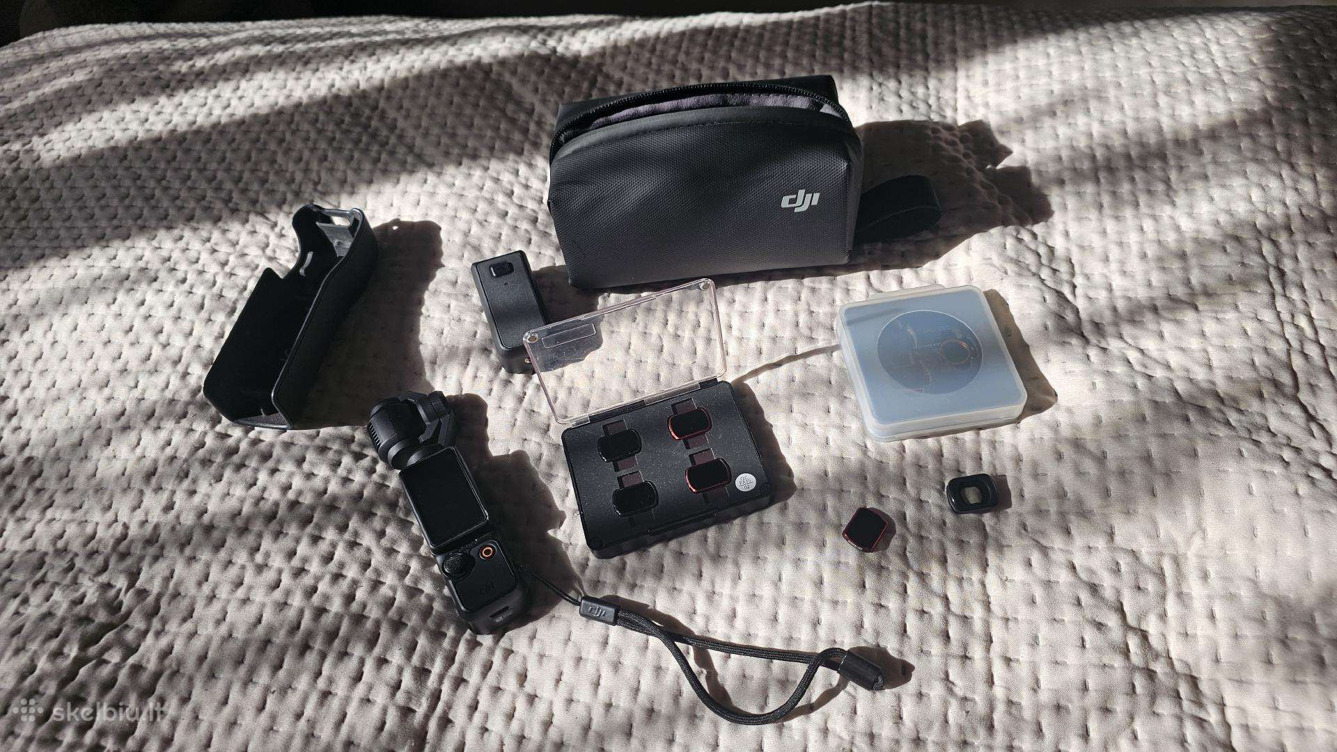 Dji pocket 3 su priedais