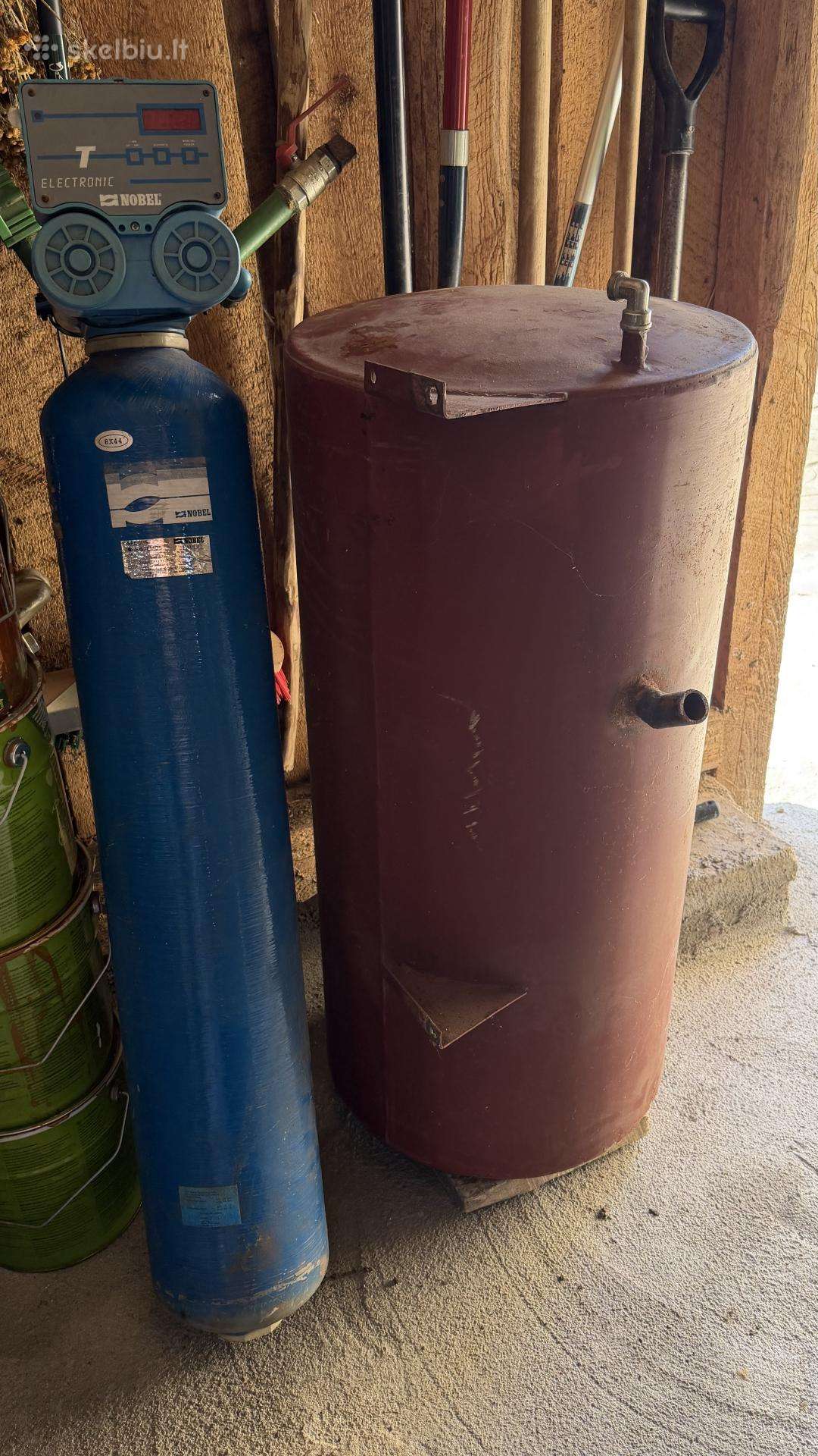 Boileris ir vandens filtras - minkštintuvas
