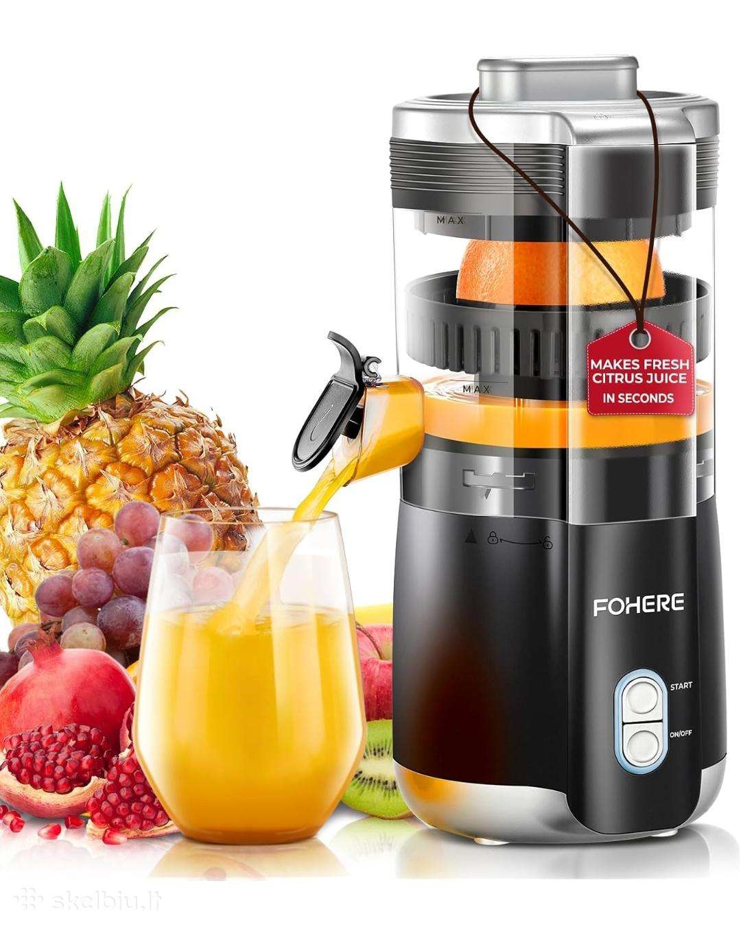 Citrusinių vaisių sulčiaspaudė Fohere,100w