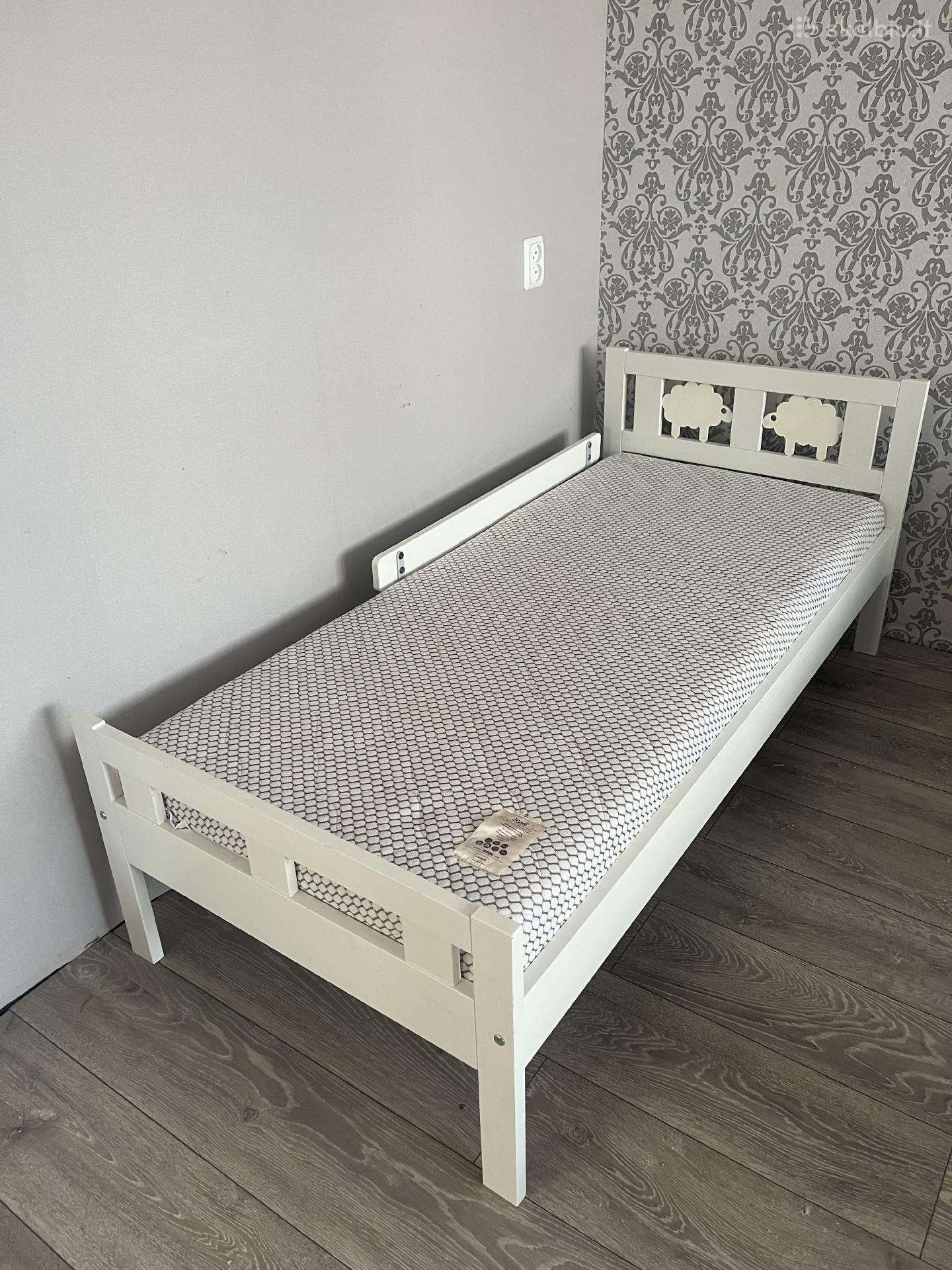 Ikea lovytė su Lono čiužiniu (70*160cm)