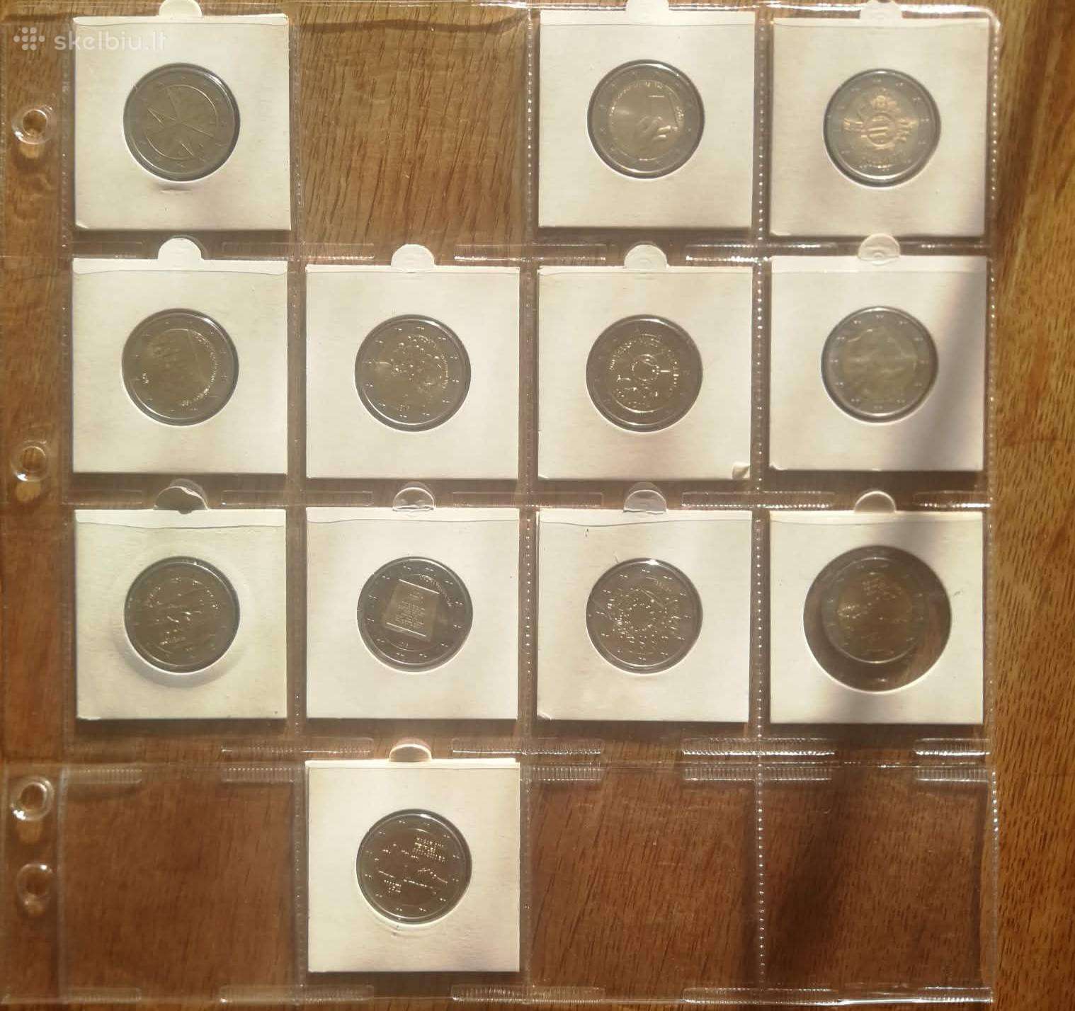 Malta 2 eur progines monetos
