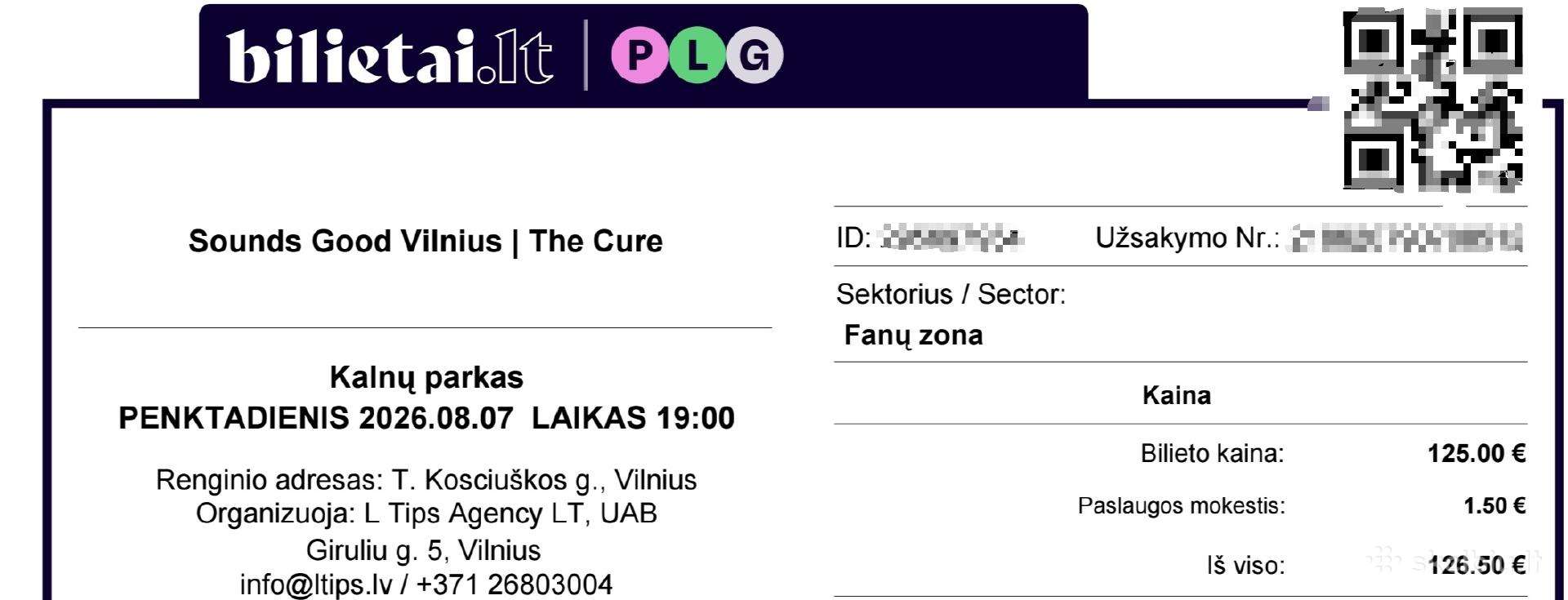 The Cure, Kalnų Parkas