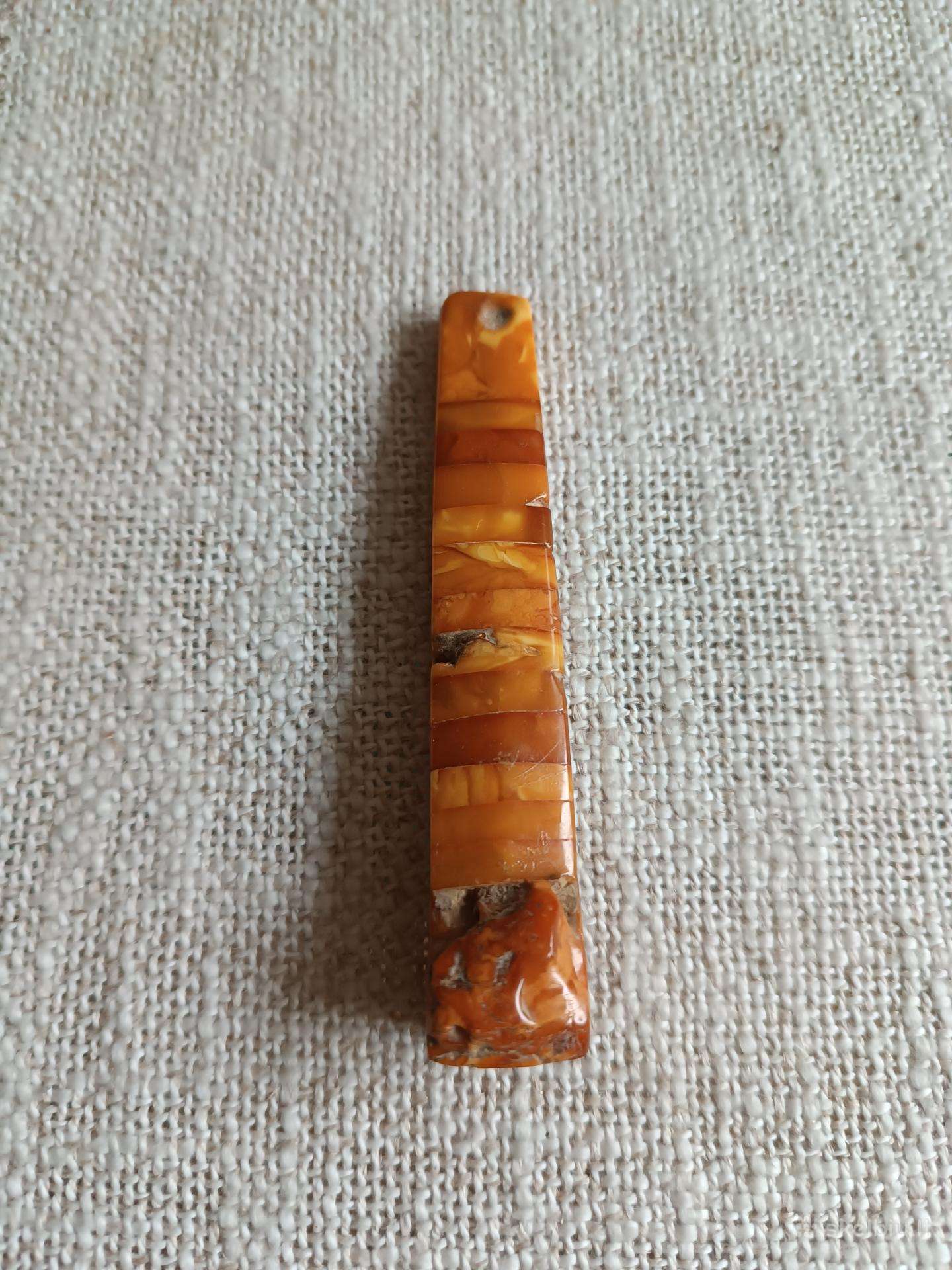 Vintažinis gintarinis cigarečių kandiklis