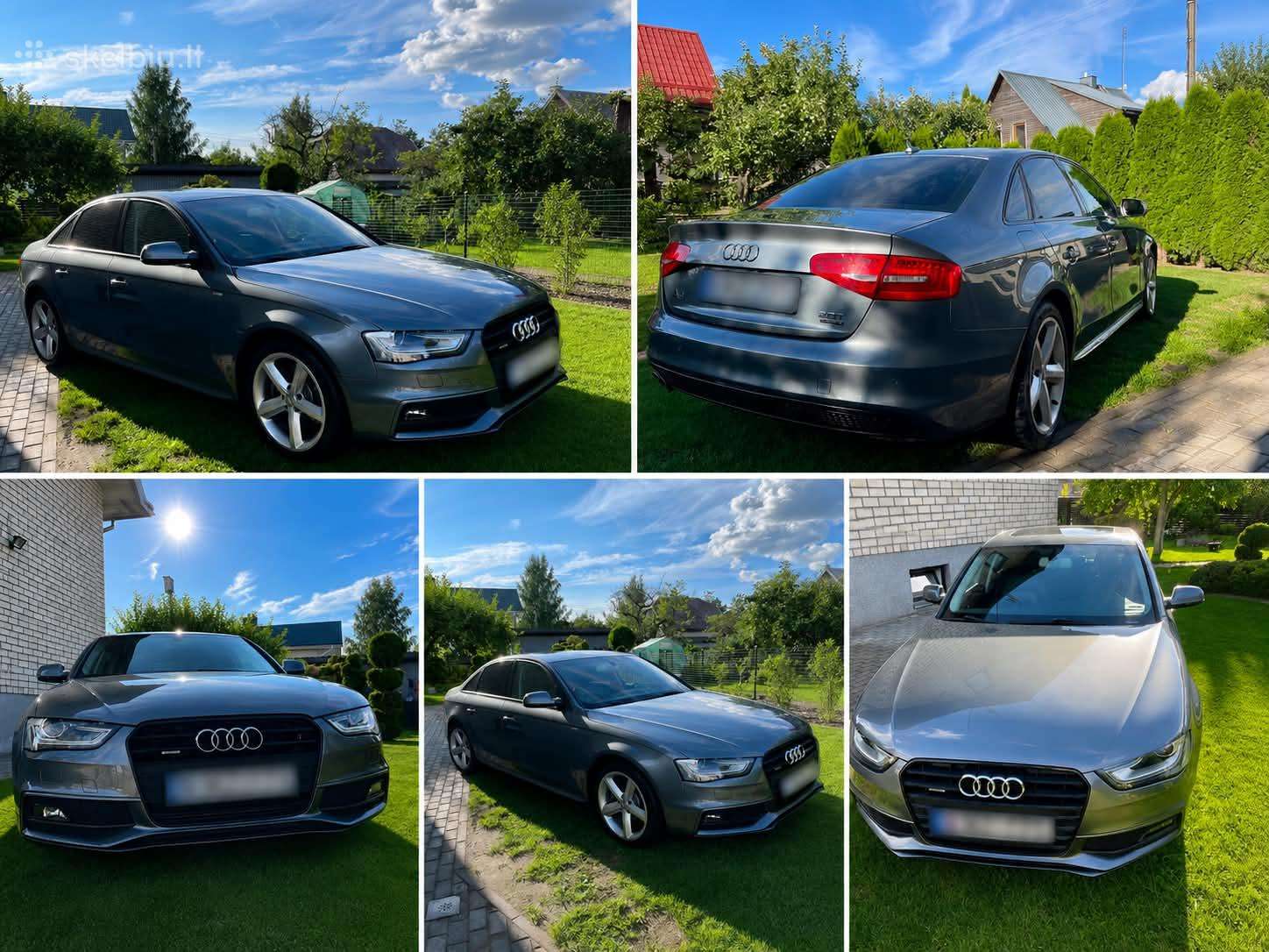 Audi A4 Quattro S-line, 2016m., 2.0 l, benzinas
