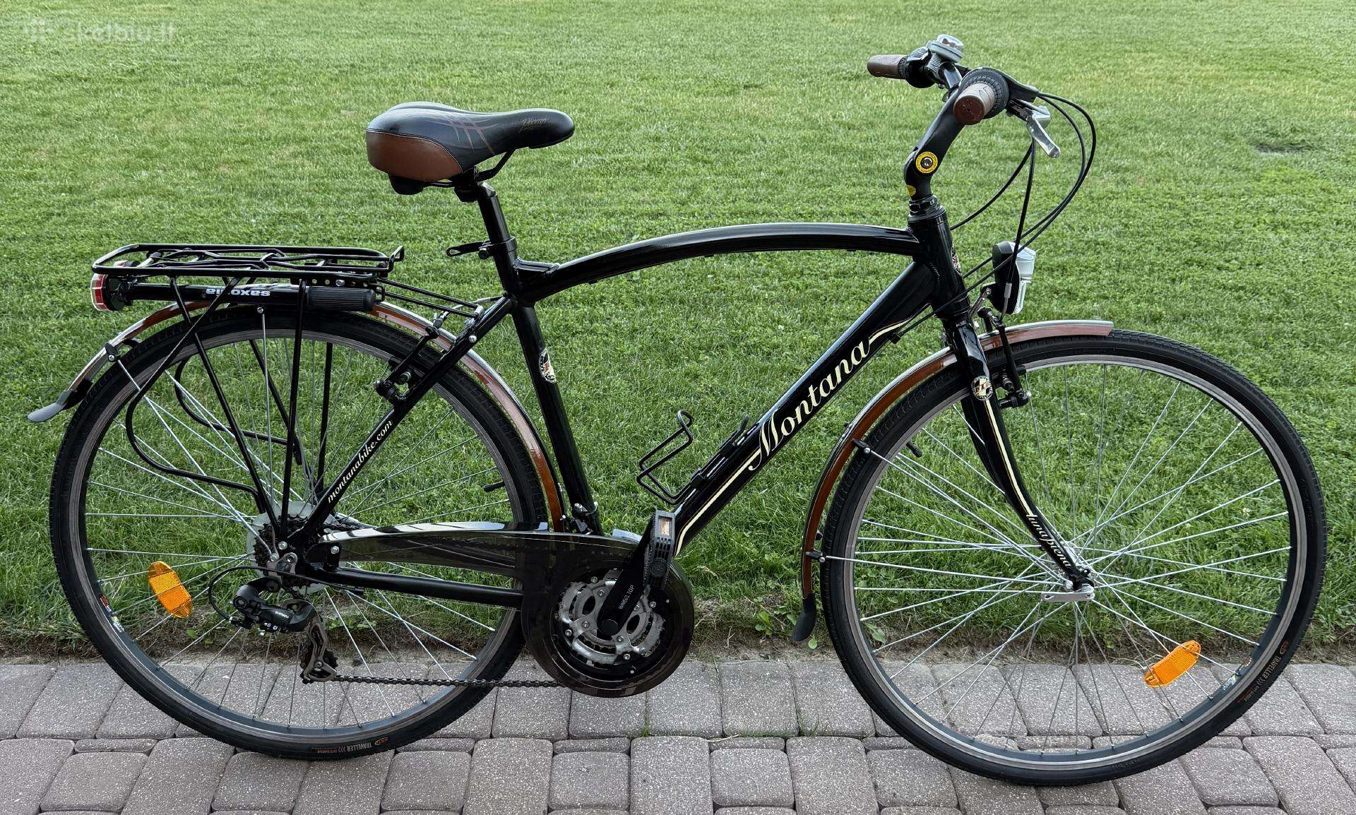 Retro dviratis su moderniomis technologijomis