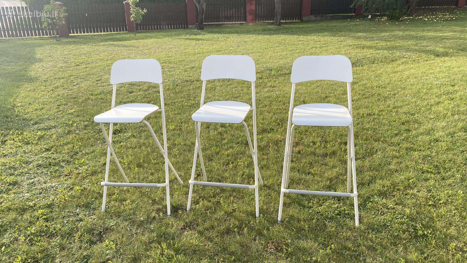 Ikea baro kėdės 3 vnt, 74 cm
