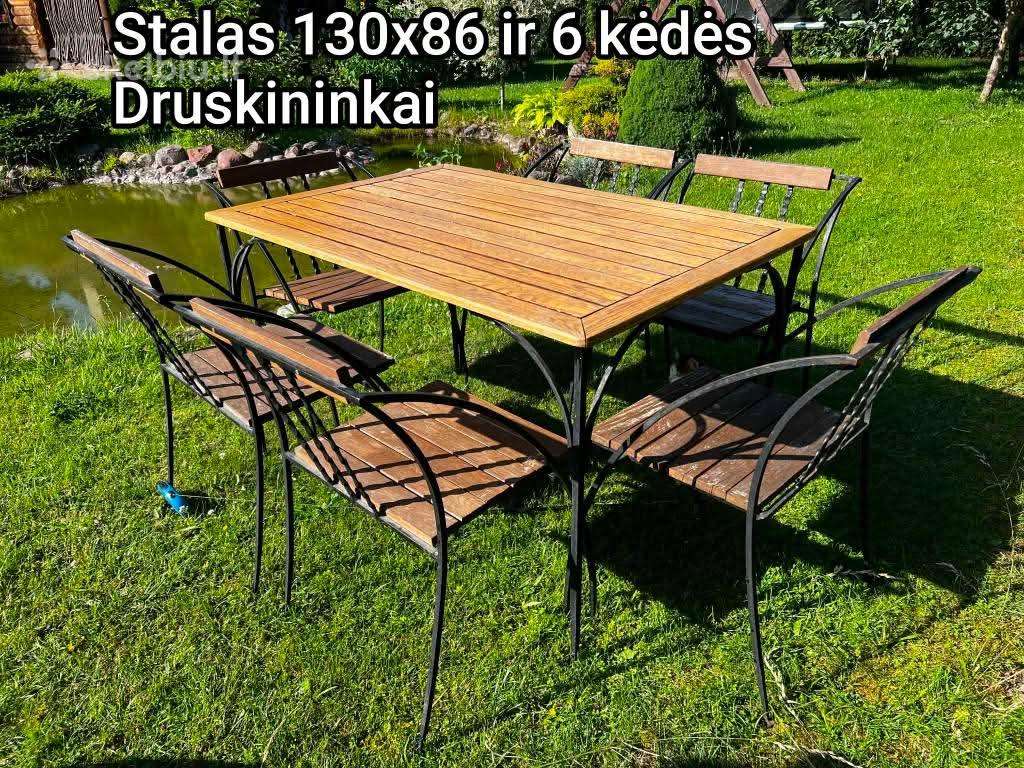 Rankų darbo naudotas baldų komplektas