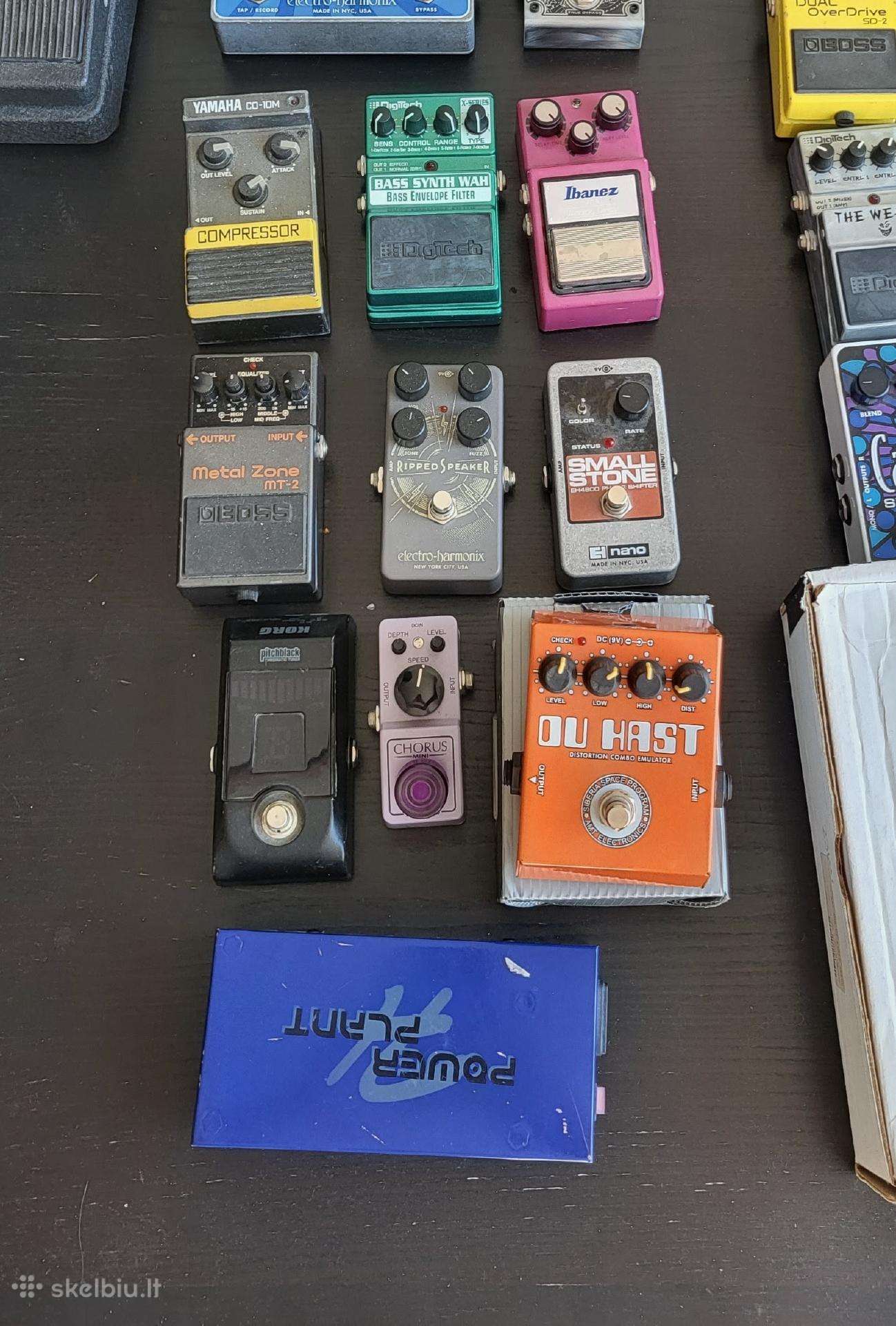 Parduodu gitaros ir boso efektų pedalus