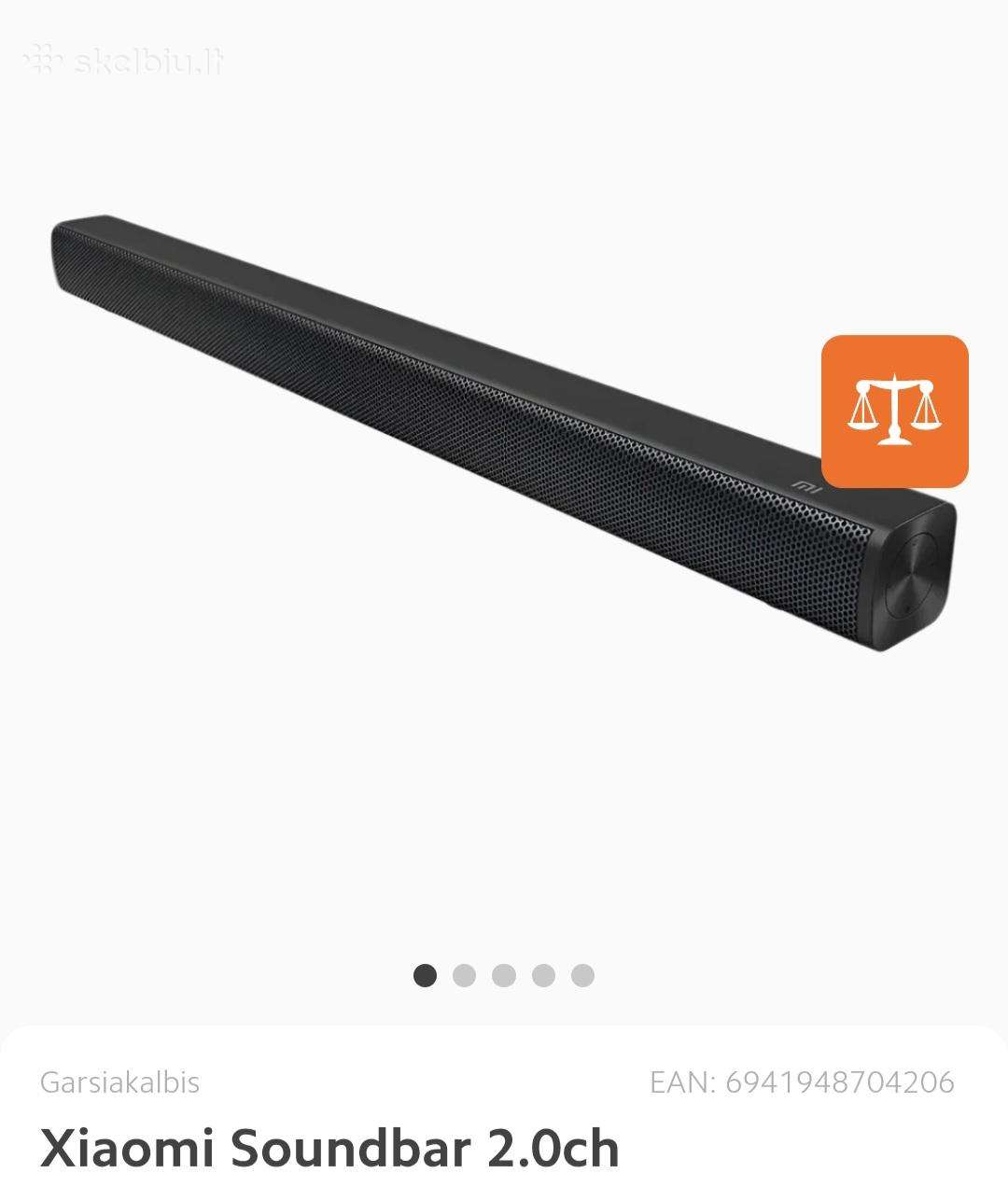 Xiaomi Soundbar 2.0ch - nauja, neatidarytapakuotė
