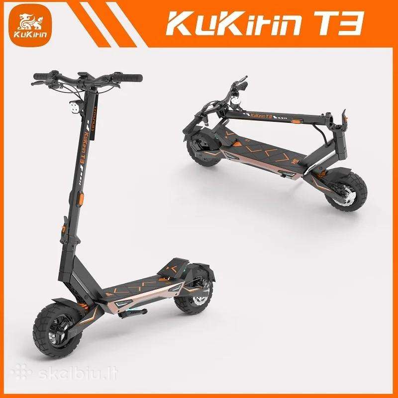 Naujiena! Elektrinis paspirtukas Kukirin T3