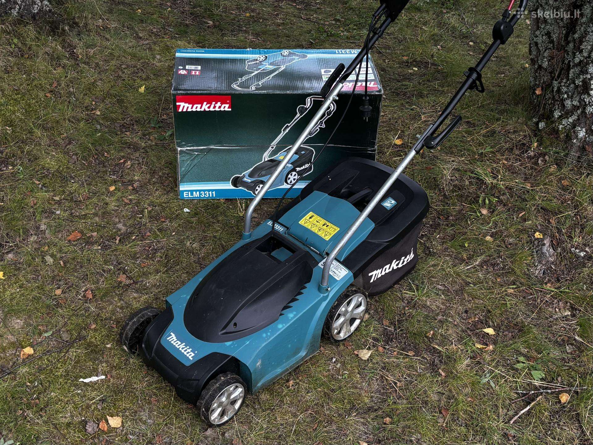 Elektrinė vejapjovė Makita Elm3311, 1100 W