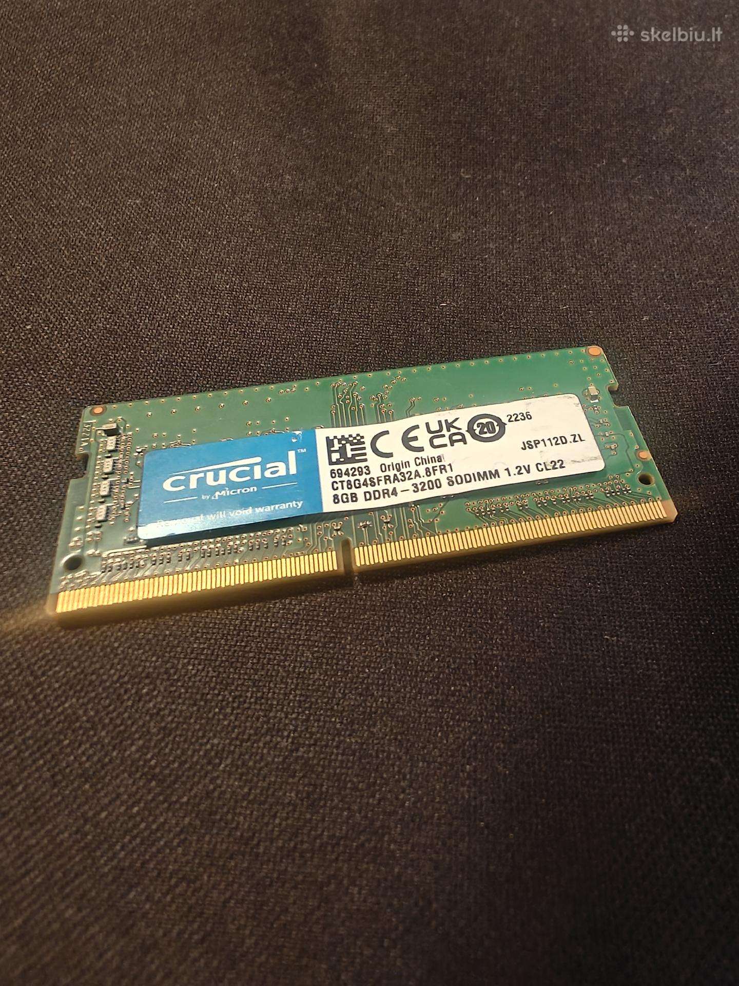 Crucial 8gb Ddr4-3200 Sodimm