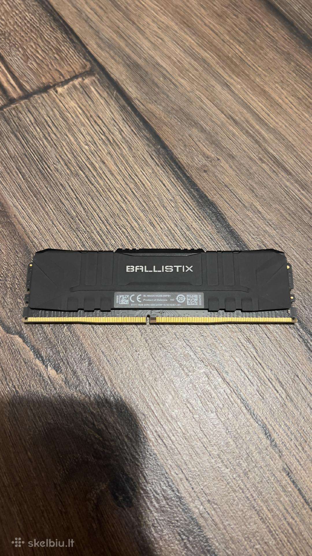 Crucial Ballistix 16gb Ddr4 3200mhz Cl16 RAM