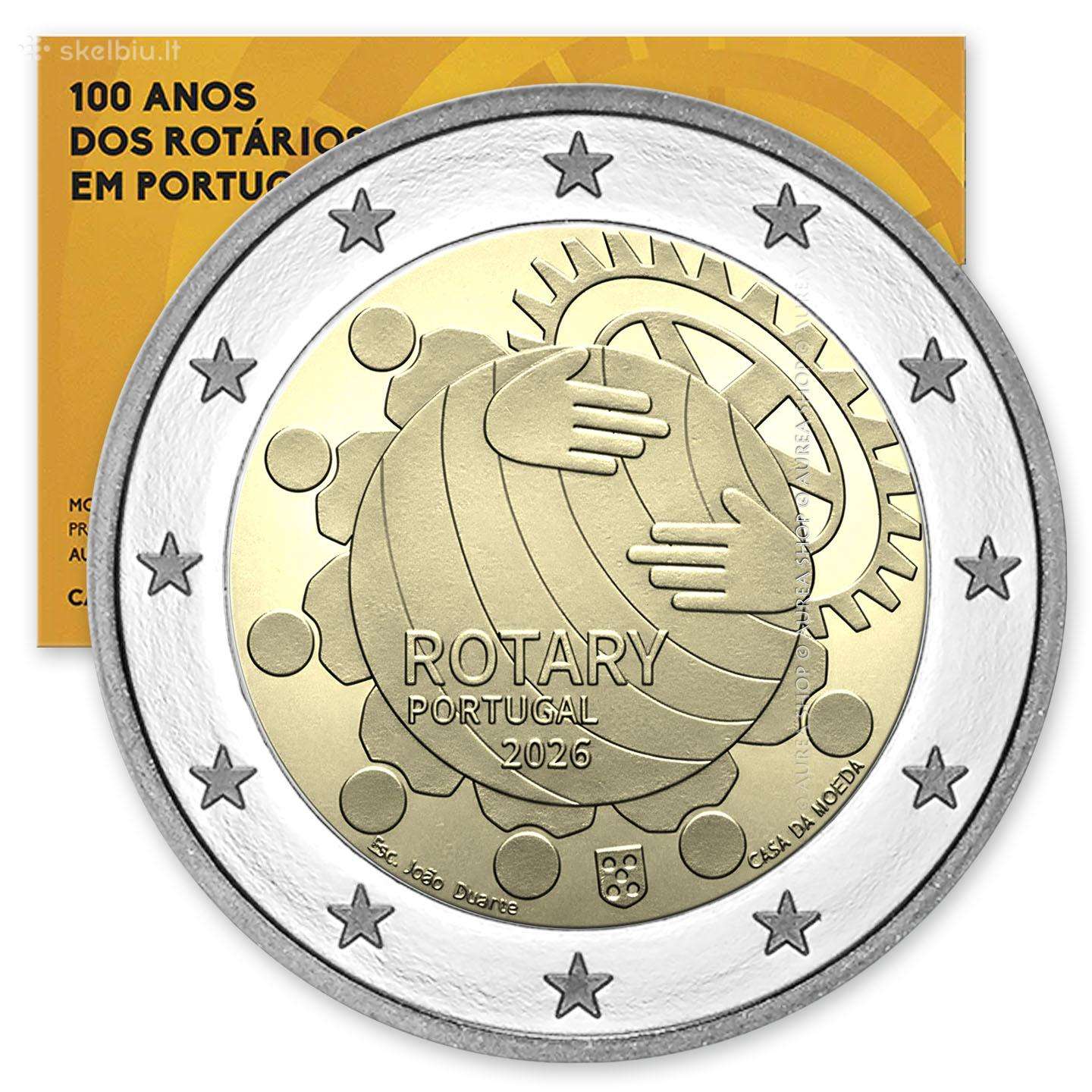Portugalijos 2026 metų 2€ monetos!