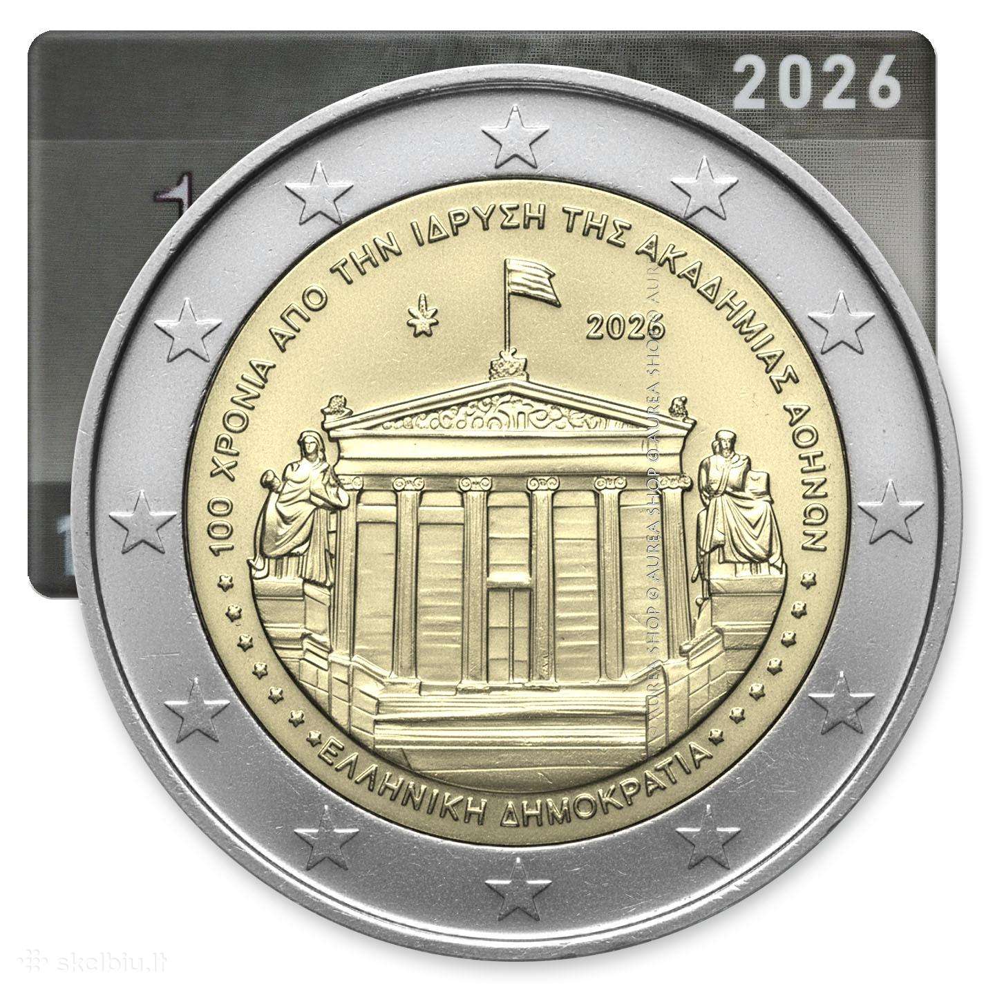 Graikijos 2026 metų 2€ monetos!