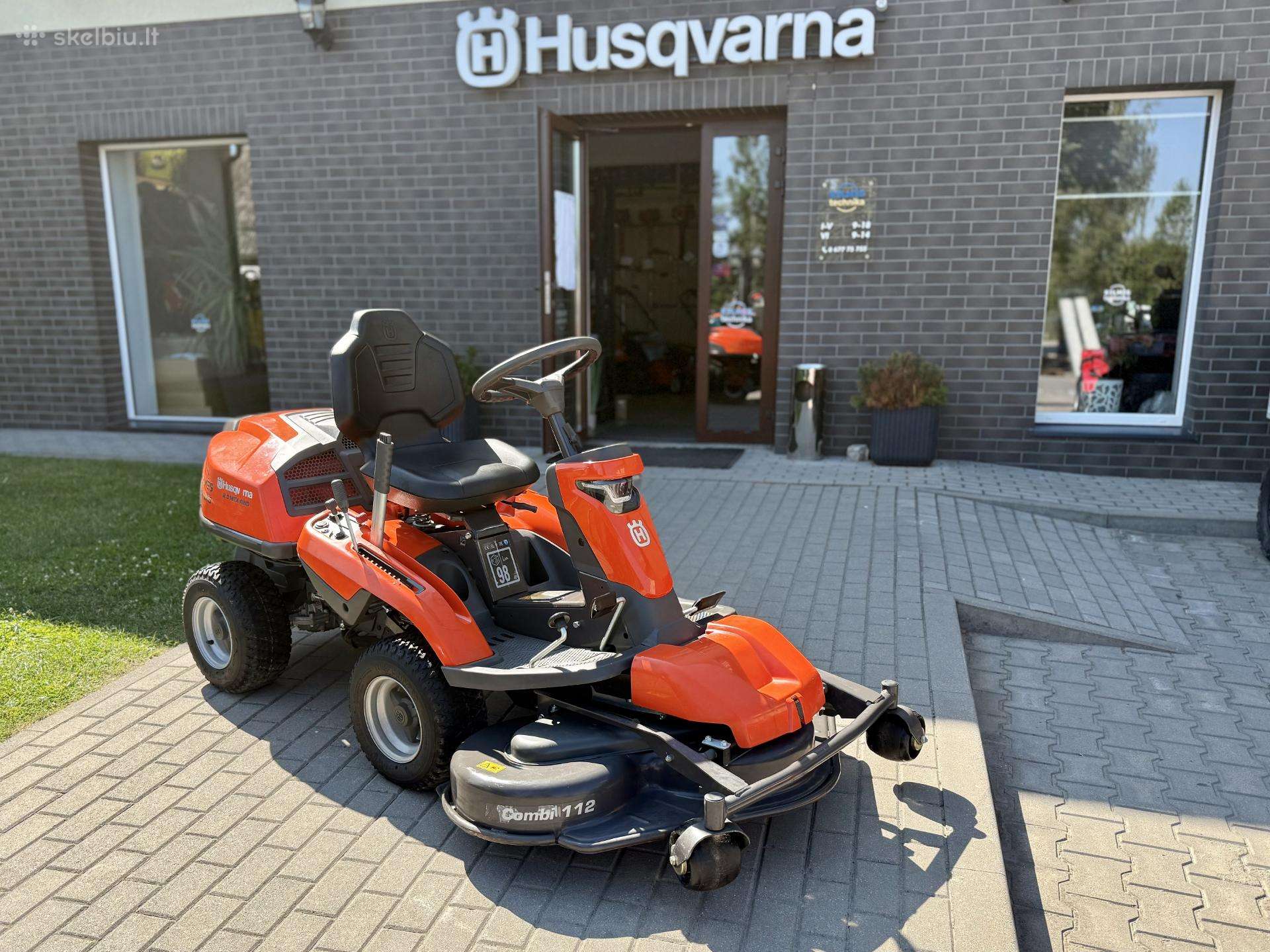 Super kaina! Husqvarna R 316tx Awd + combi 112 cm.