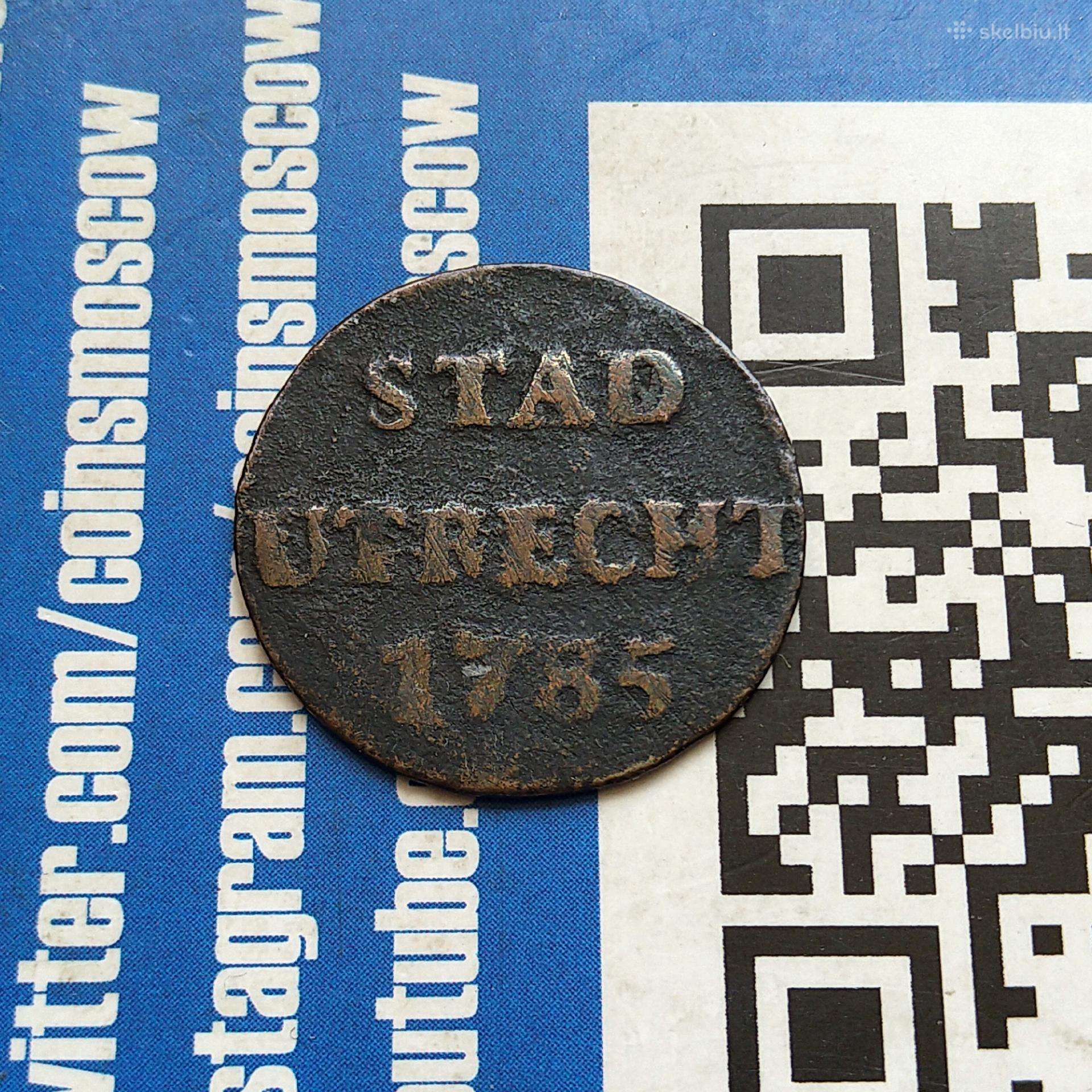 Olandija Utrechtas 1 duitas 1785