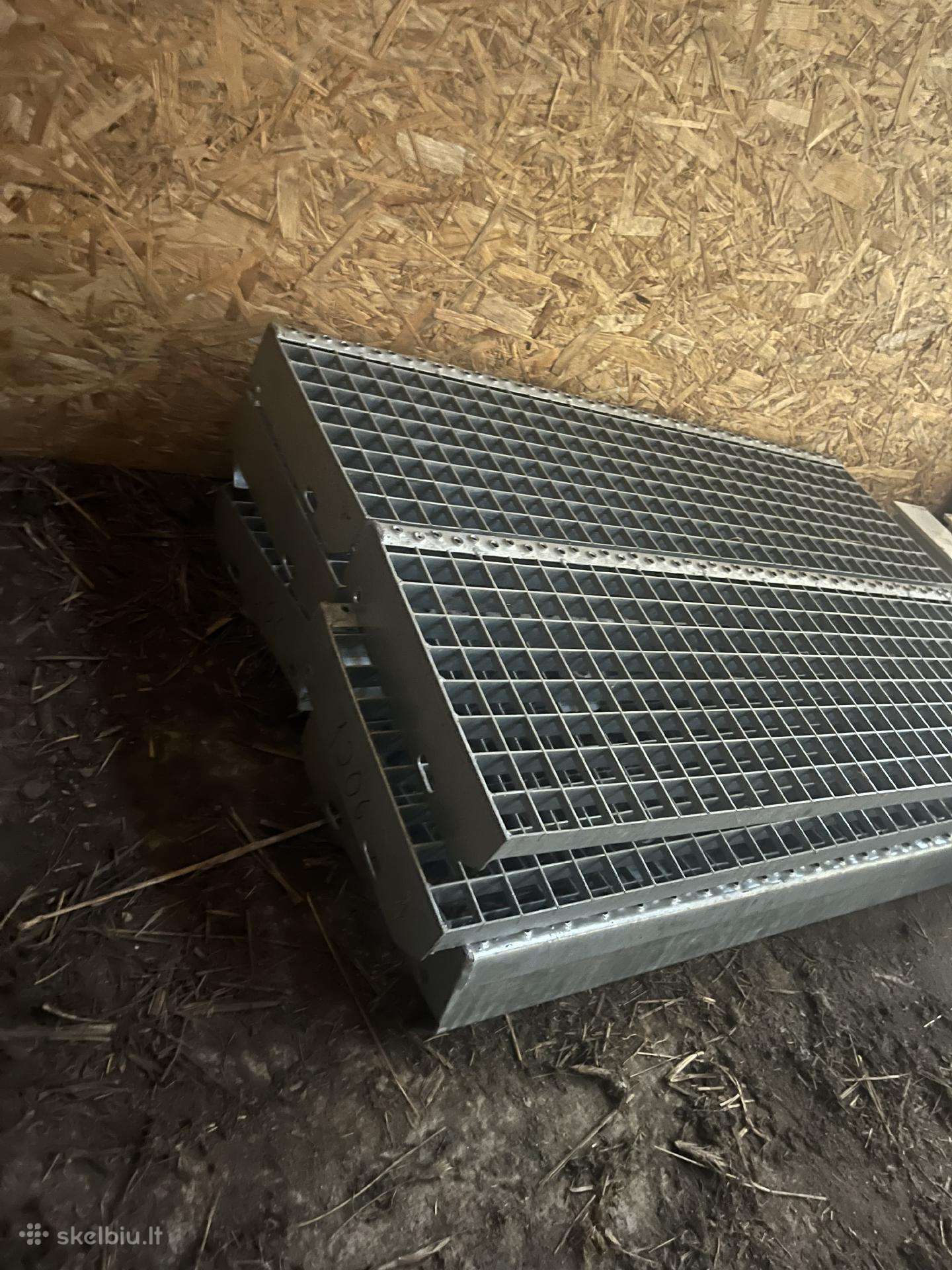Metalines, cinkuotos pakopos , 6vnt