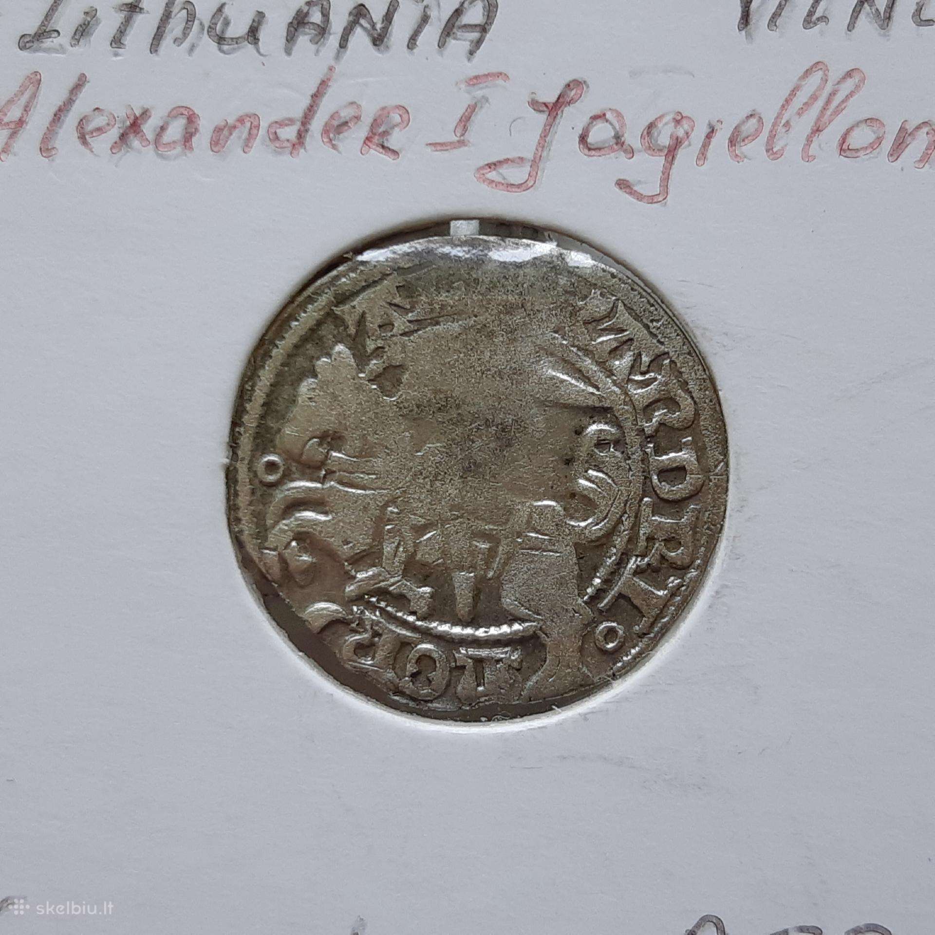 Lietuva (LDK) pusgrašis sidabras 1492 - 1506