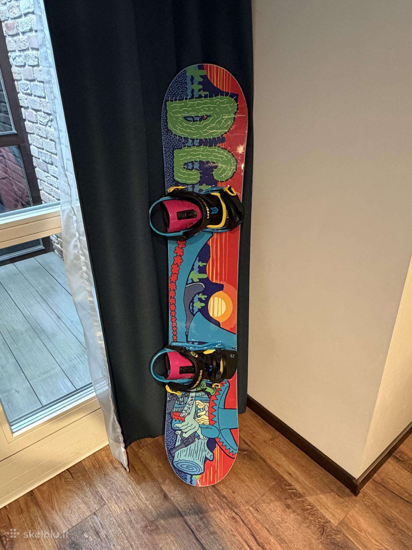 Dc snieglentė 153 cm + Union M/l apkaustai
