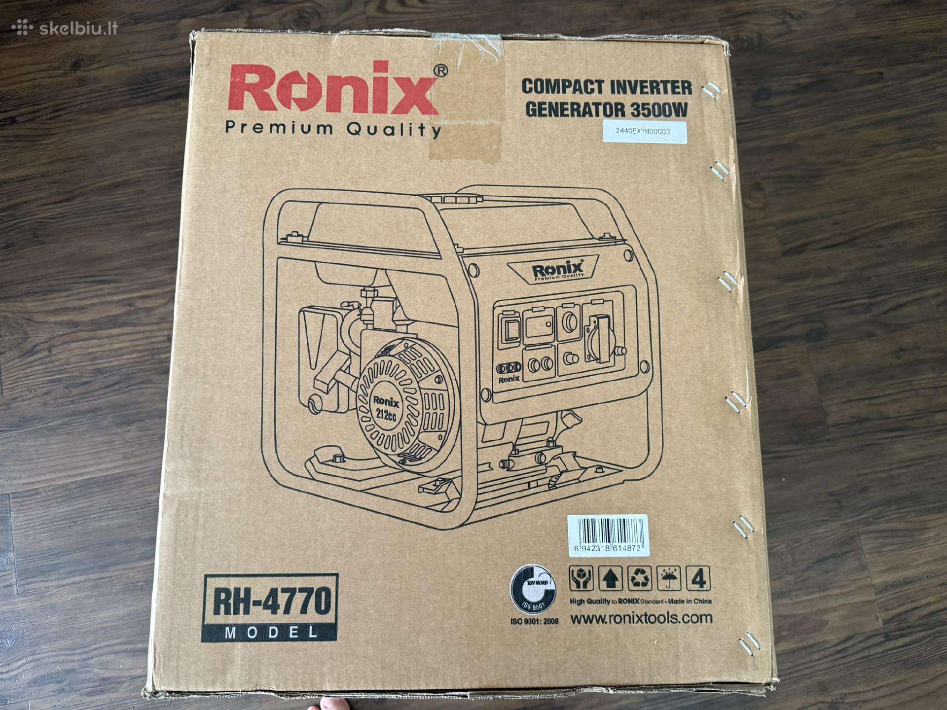 Inverterinis generatorius Ronix 3500 W