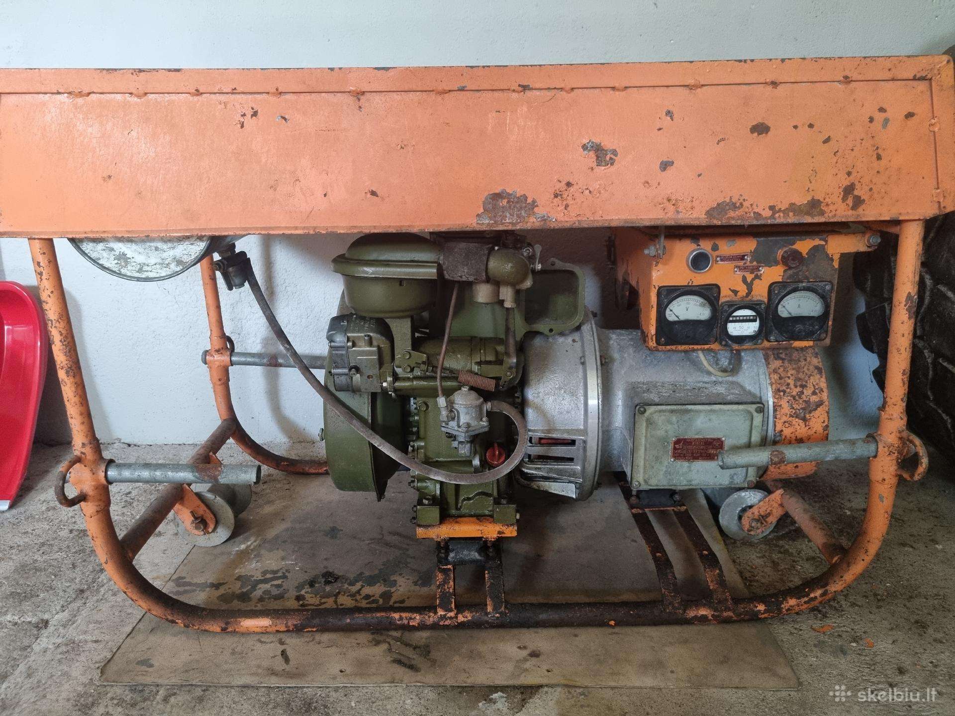 Elektros generatorius 2 kw (Sovietinės gamybos)