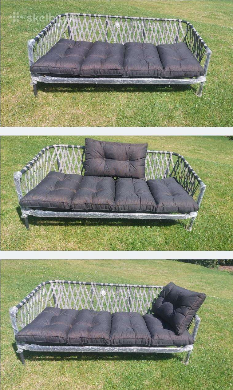 Lauko sofa. Lauko dvisėdis. Du modeliai