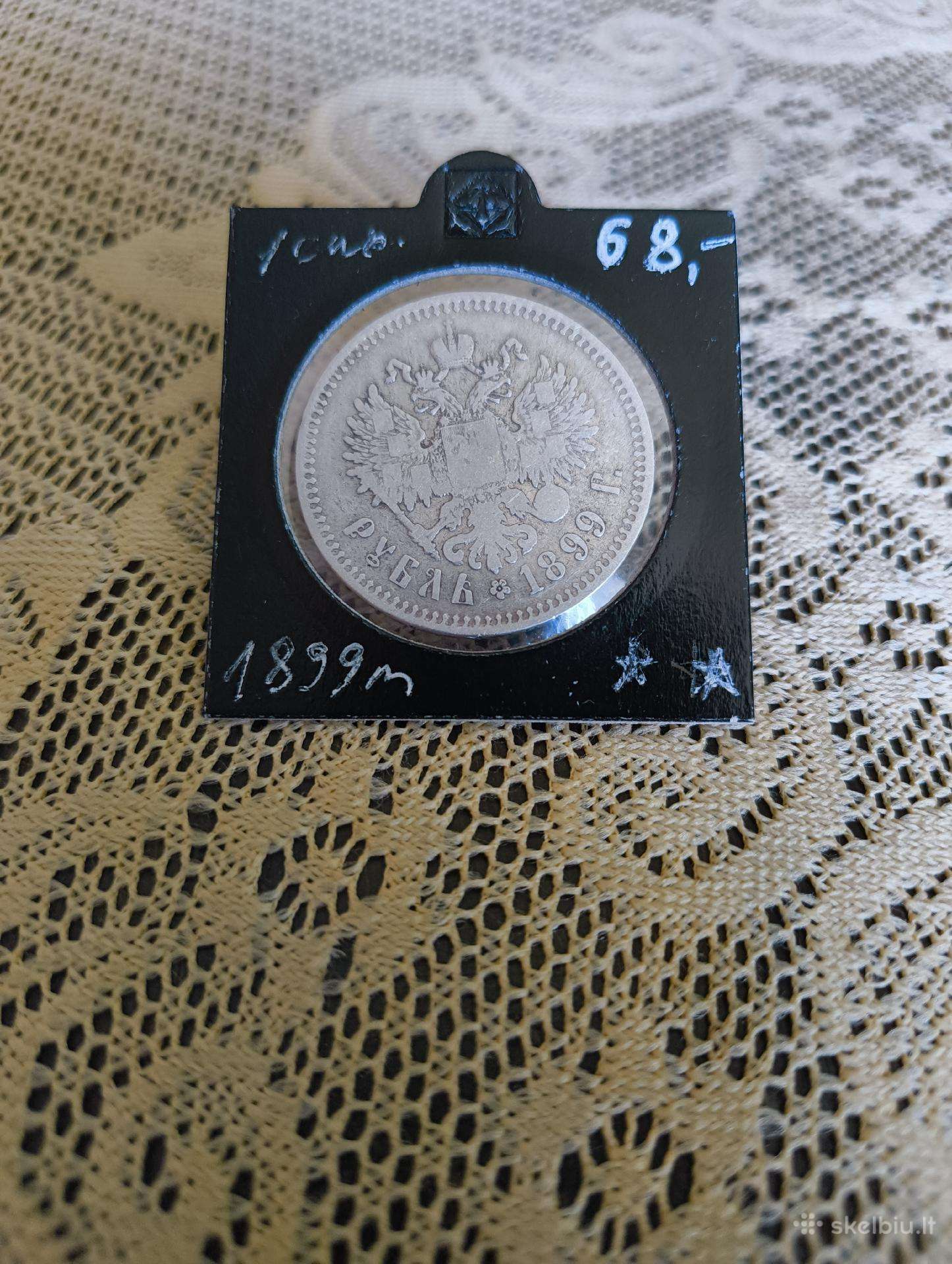 Sidabras 900. Caro Rublis.originalas. Gero Stovio.